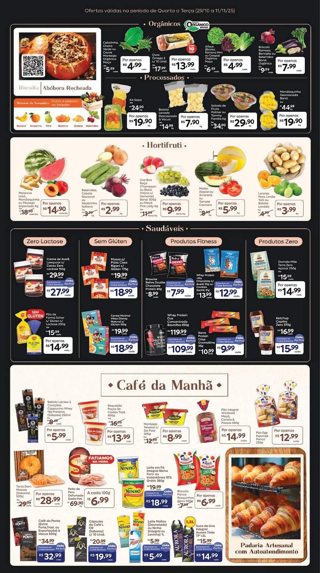 Encarte de Tabloide Barbosa Supermercados 29 de outubro até 11 de novembro 2025 - Pagina 2