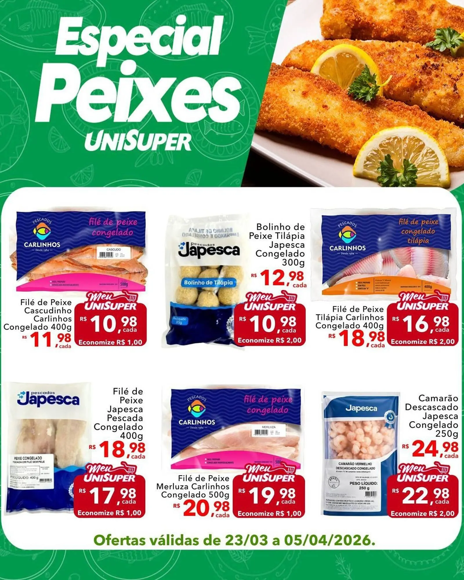 Encarte de Encarte UniSuper 23 de março até 5 de abril 2026 - Pagina 1