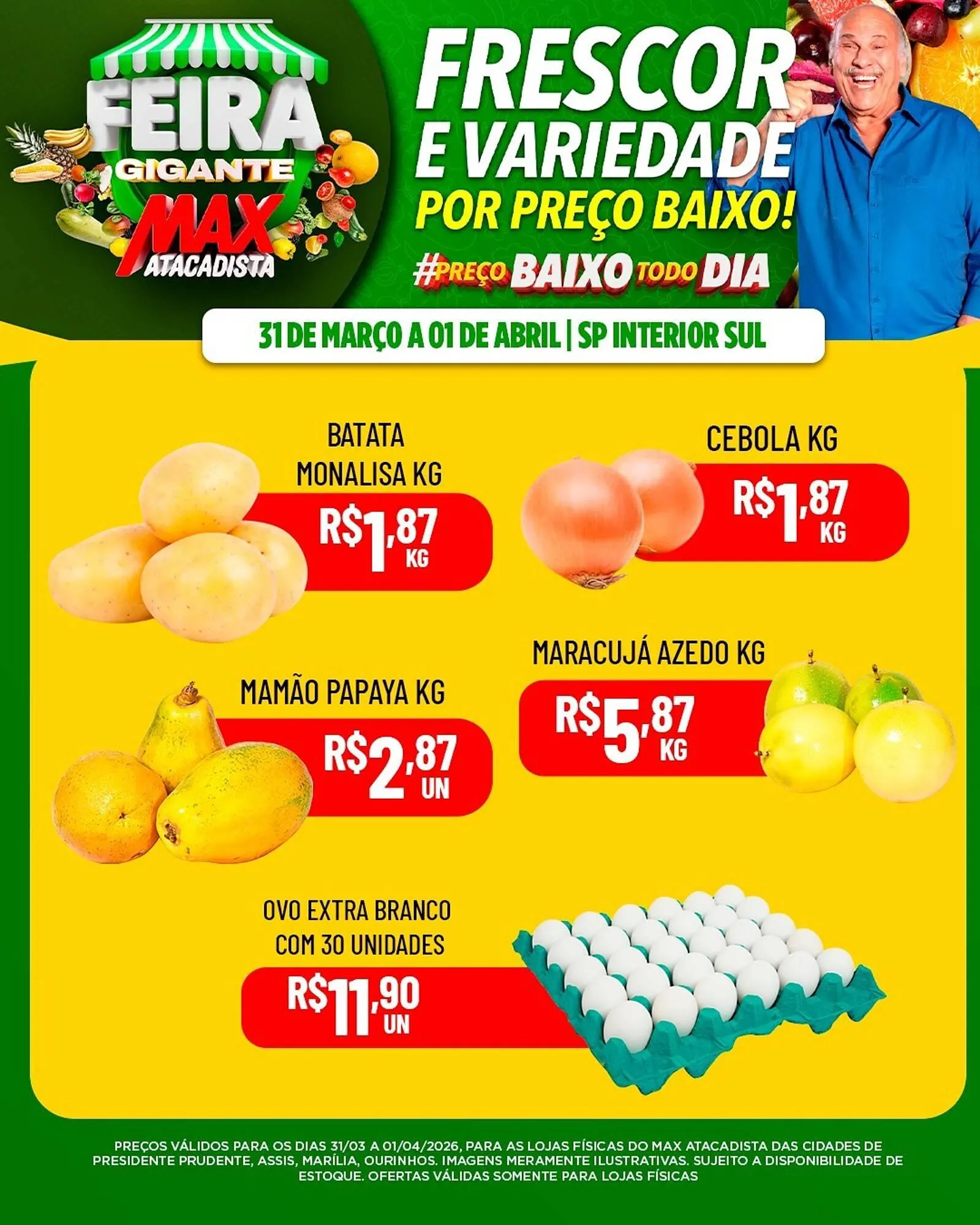 Encarte de Encarte Max Atacadista 30 de março até 1 de abril 2026 - Pagina 3