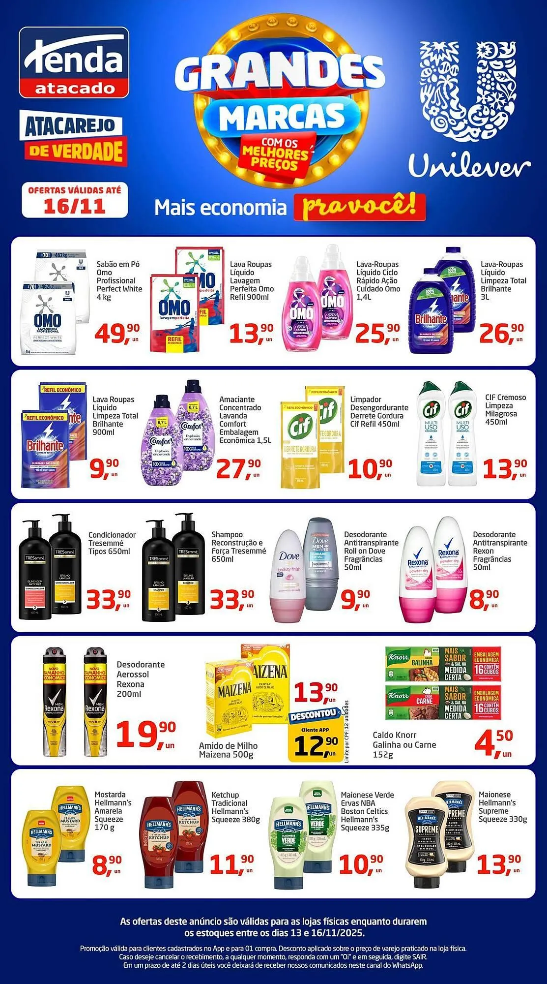 Encarte de Folheto Tenda Atacado 13 de novembro até 16 de novembro 2025 - Pagina 1