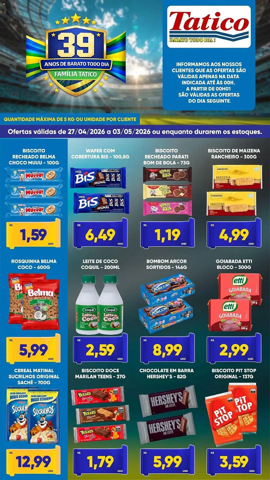 Encarte de Tabloide Tatico 27 de abril até 4 de maio 2026 - Pagina 5