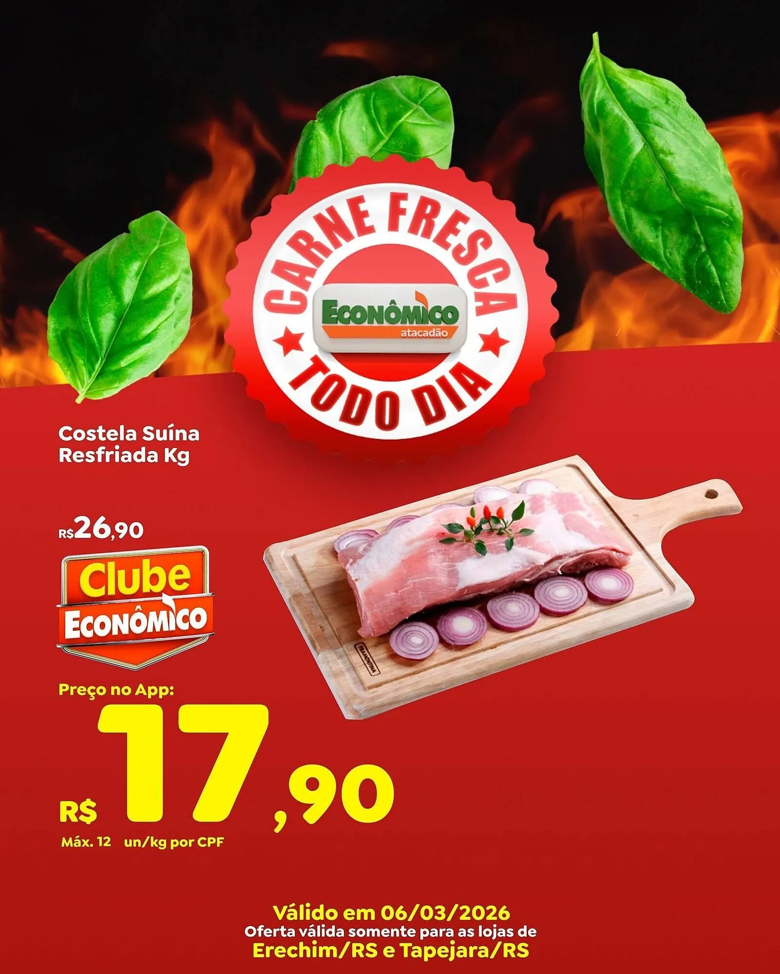 Encarte de Catálogo Econômico Atacadão 6 de março até 6 de março 2026 - Pagina 1