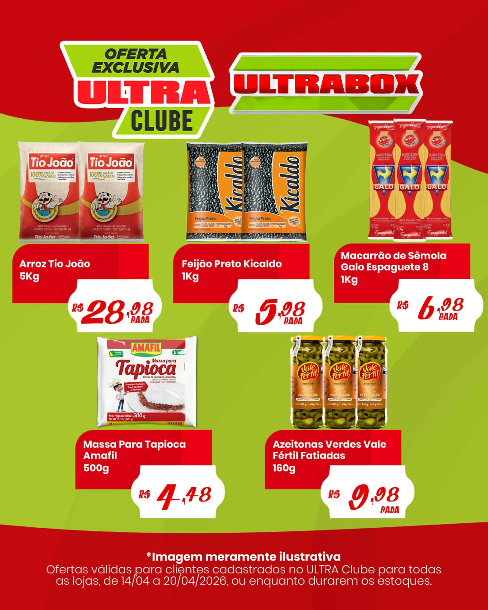 Encarte de Panfleto Ultrabox 14 de abril até 20 de abril 2026 - Pagina 1