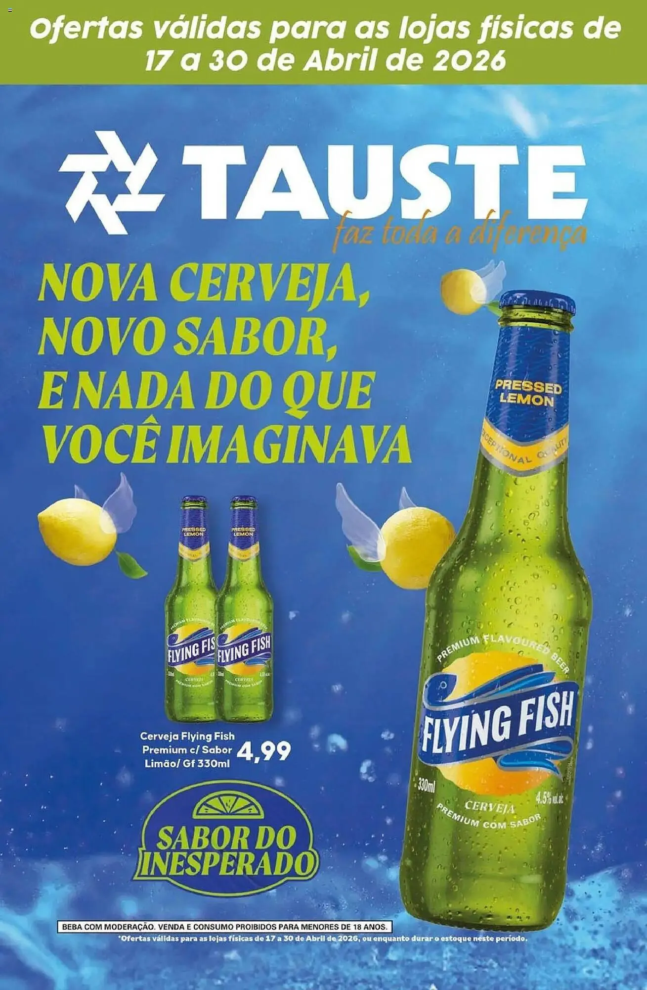 Encarte de Catálogo Supermercados Tauste 17 de abril até 1 de maio 2026 - Pagina 1