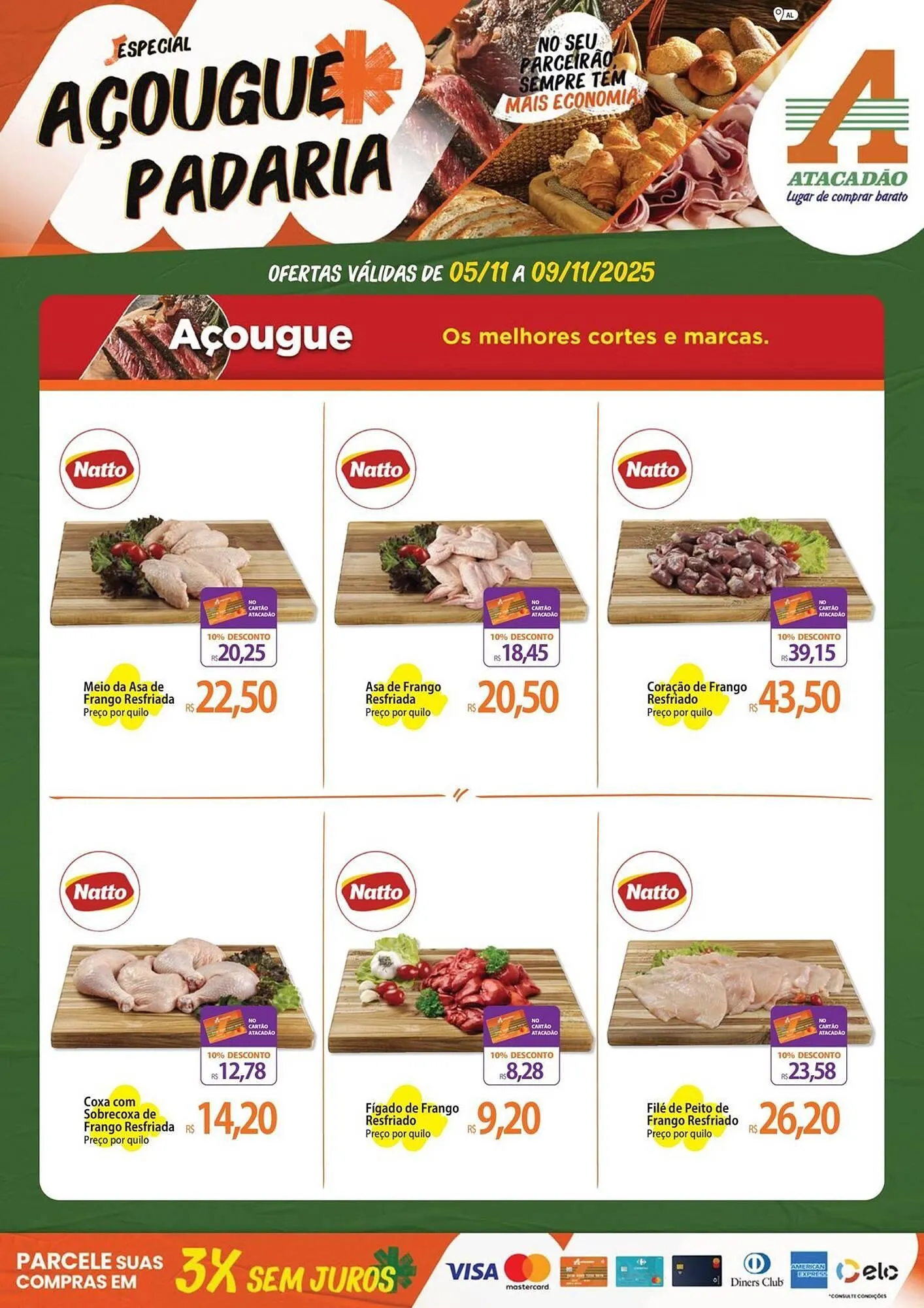 Encarte de Folheto Atacadão 5 de novembro até 9 de novembro 2025 - Pagina 1