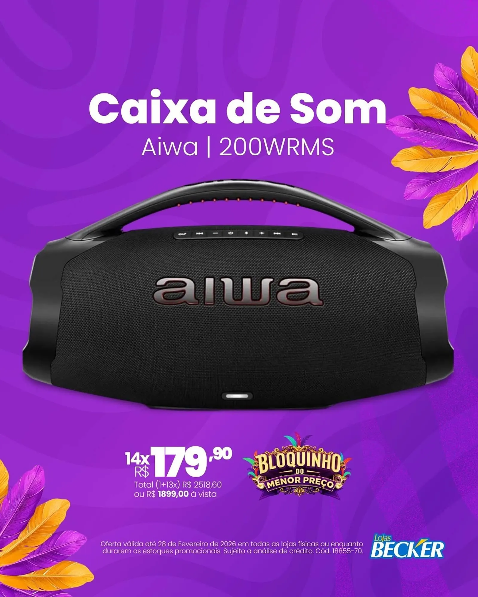 Encarte de Folheto Lojas Becker 13 de fevereiro até 28 de fevereiro 2026 - Pagina 2