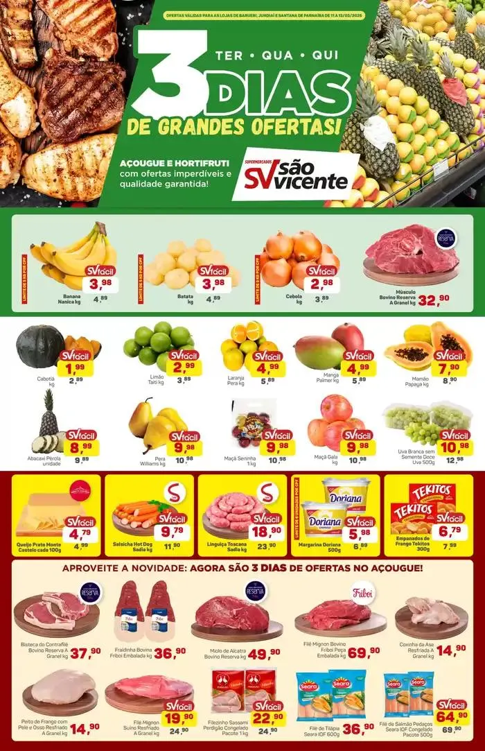 Encarte de Ofertas exclusivas para nossos clientes 11 de março até 13 de março 2025 - Pagina 1