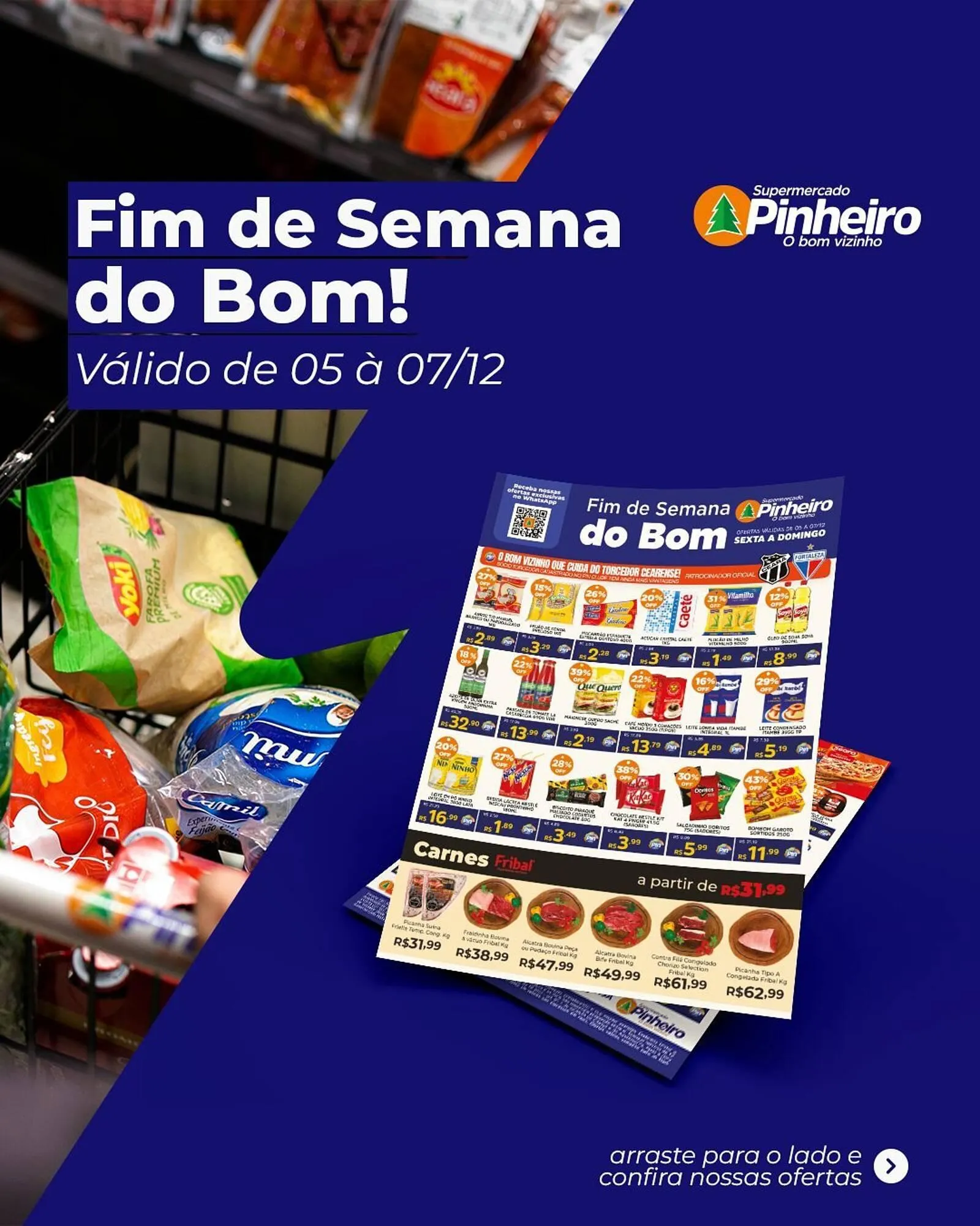 Encarte de Encarte Pinheiro Supermercado 5 de dezembro até 7 de dezembro 2025 - Pagina 1