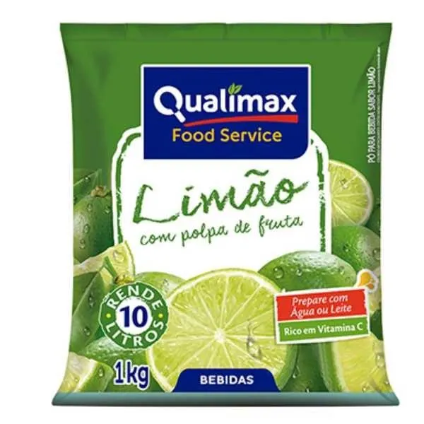 Suco Qualimax em Pó Limão 1kg 1 UN