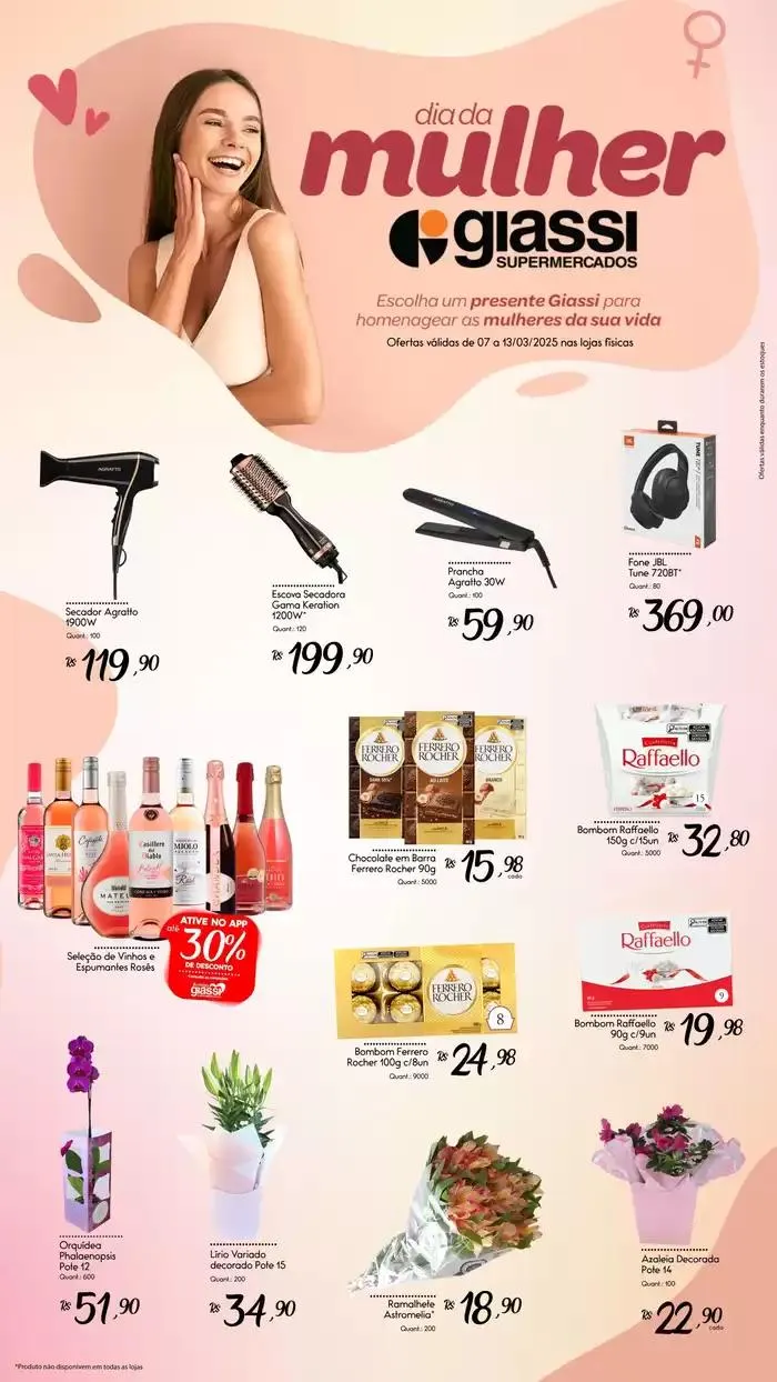 Encarte de Dia da Mulher 10 de março até 13 de março 2025 - Pagina 1