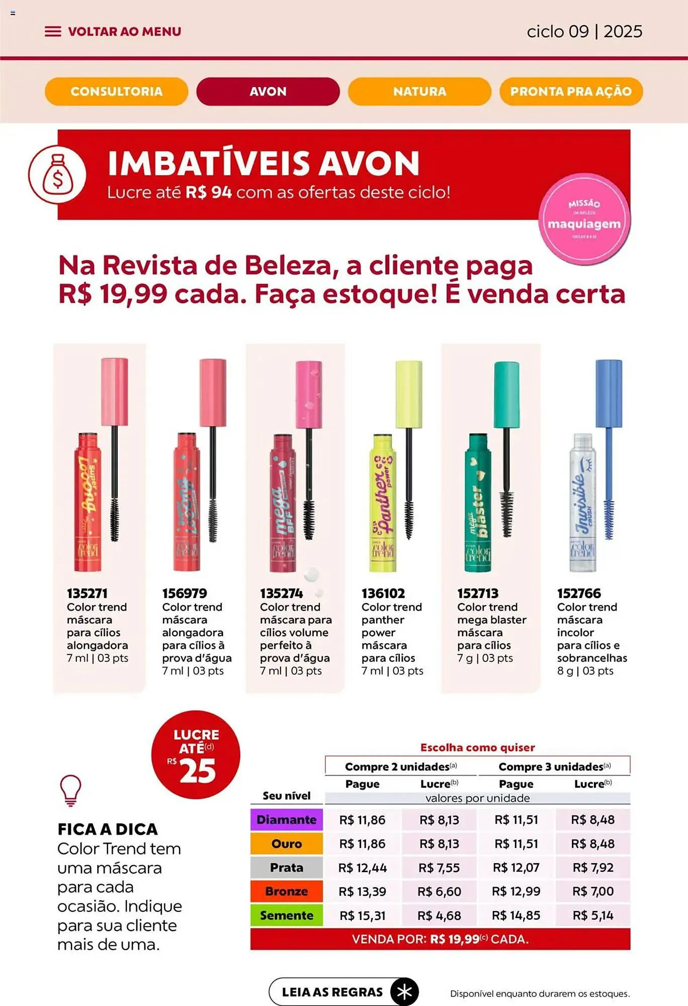 Encarte de Catálogo Avon 16 de maio até 13 de junho 2025 - Pagina 6