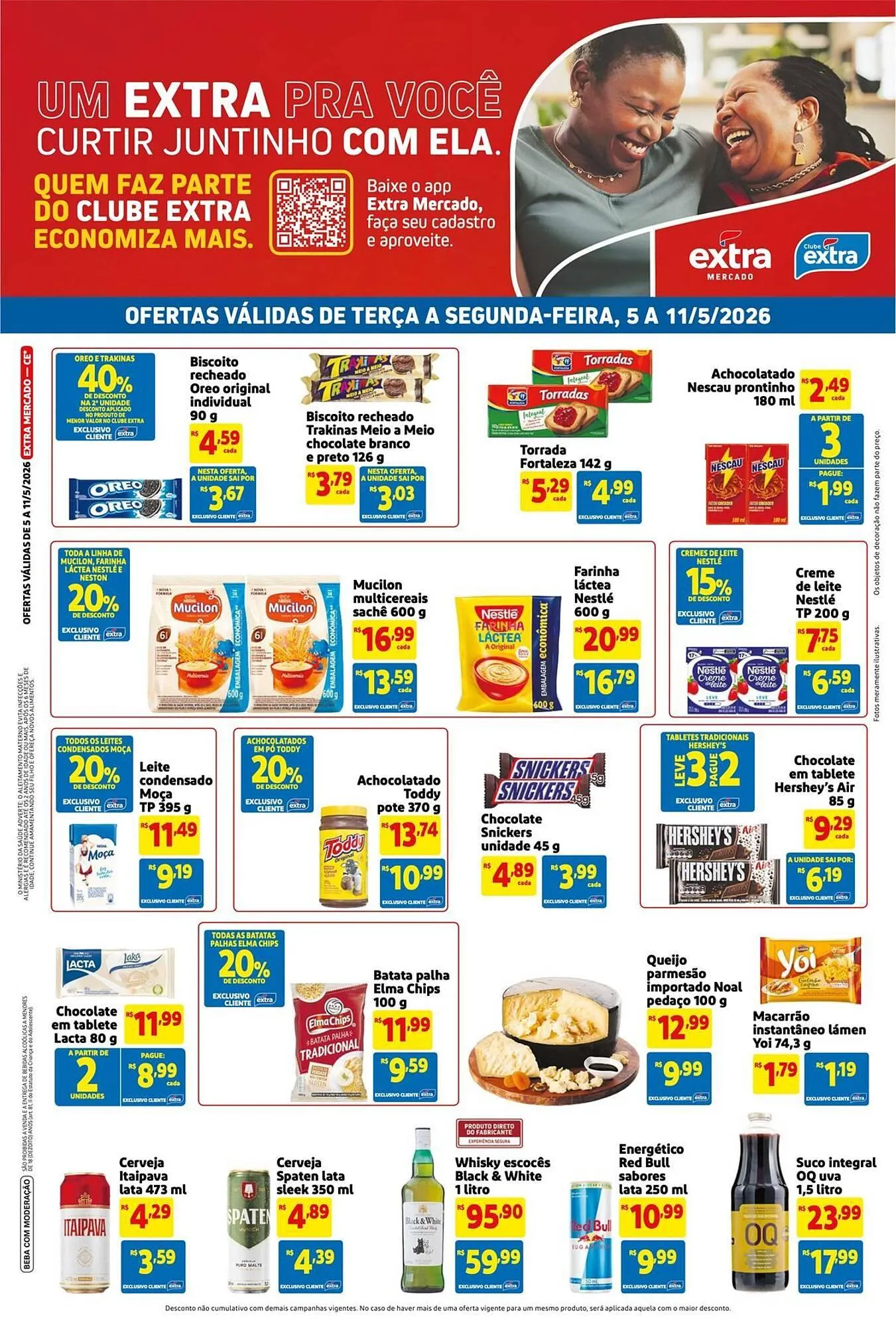 Encarte de Encarte Mercado Extra 5 de maio até 11 de maio 2026 - Pagina 1