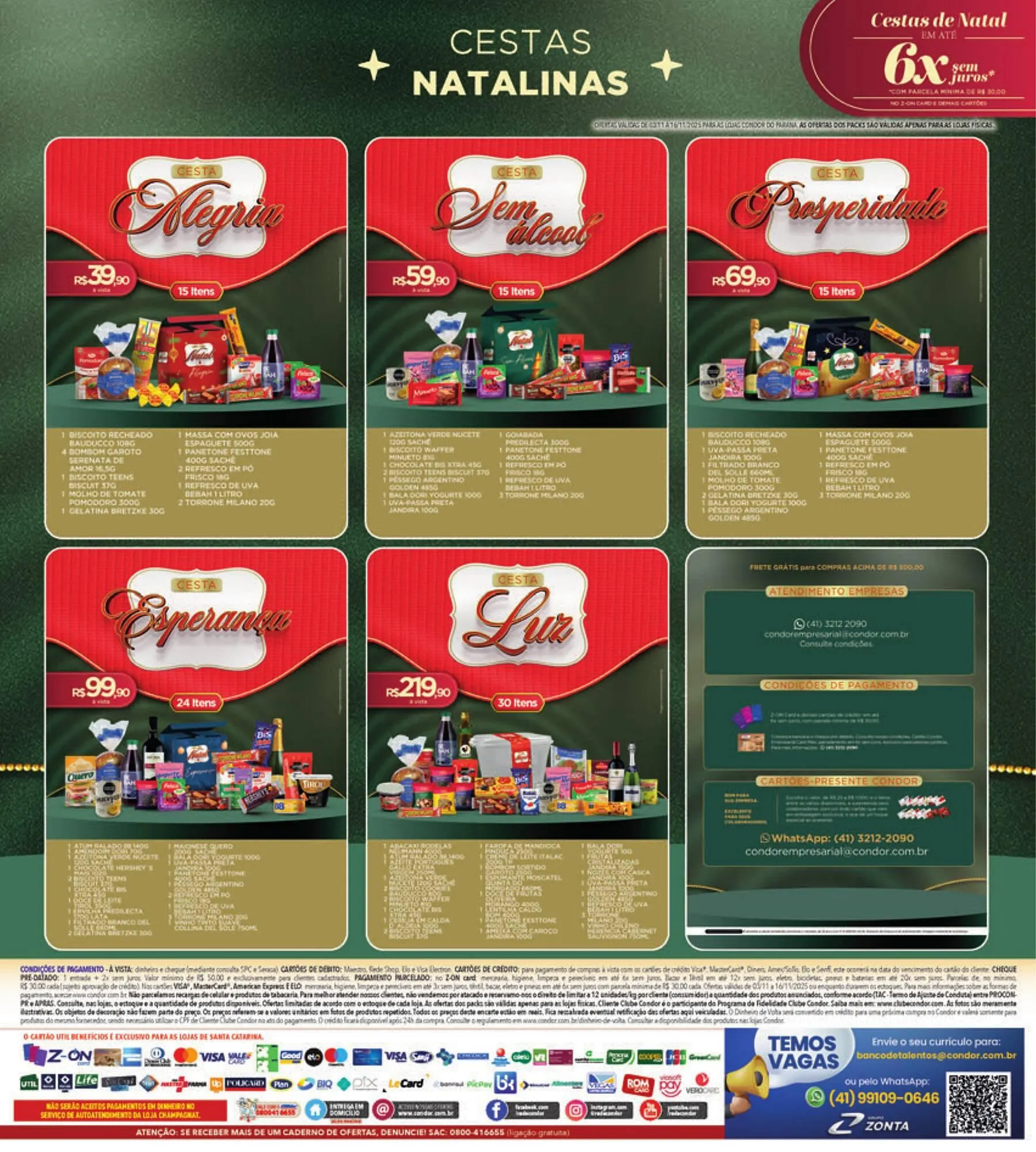 Encarte de Catálogo Supermercados Condor 3 de novembro até 16 de novembro 2025 - Pagina 32