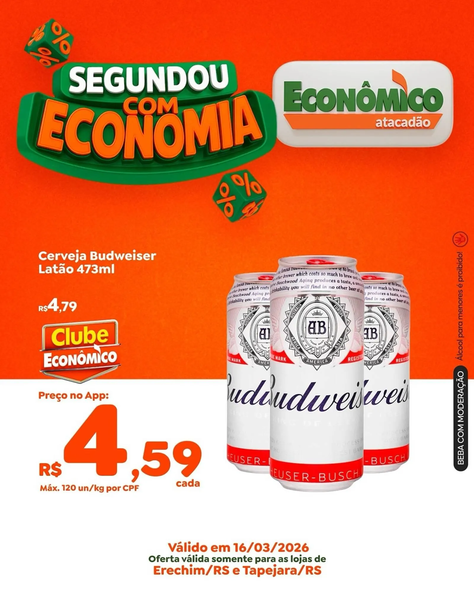 Encarte de Catálogo Econômico Atacadão 16 de março até 16 de março 2026 - Pagina 1