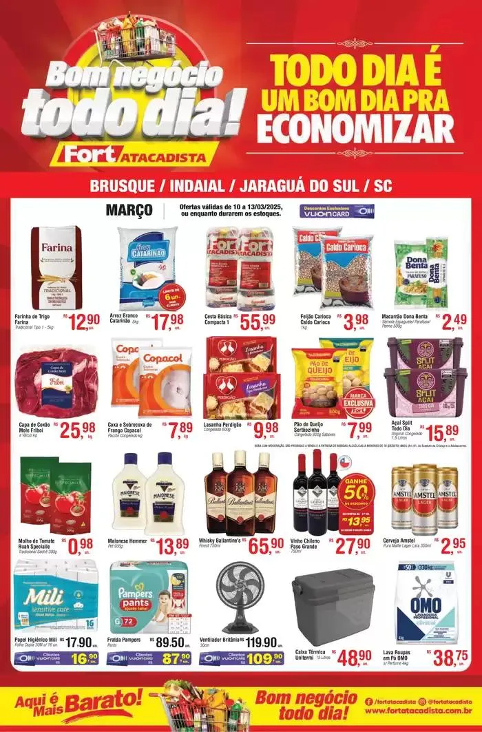 Encarte de Tabloide 2ed 10 a 13 03 MAR 25 Indaial Jaragua Brusque 10 de março até 13 de março 2025 - Pagina 1