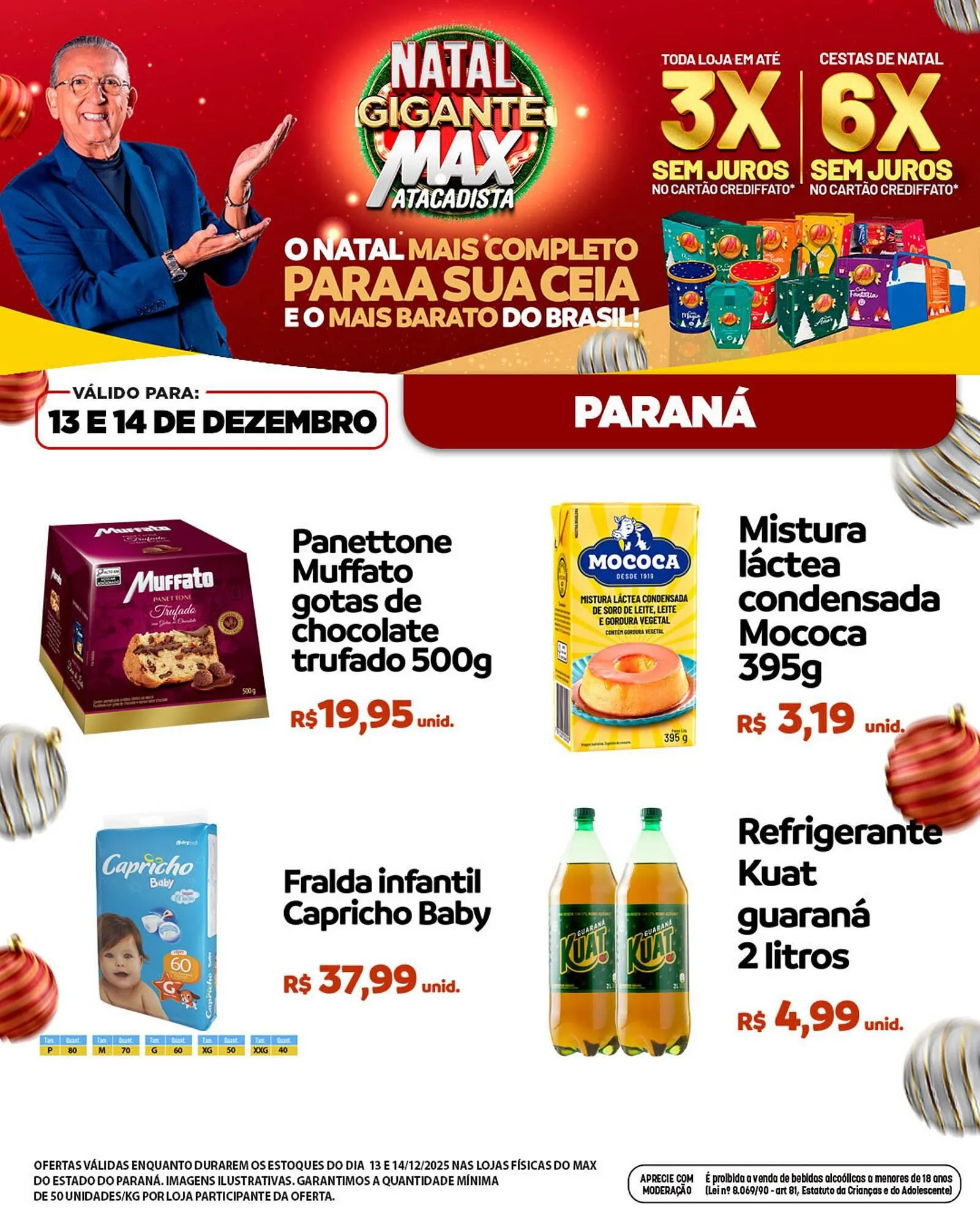 Encarte de Encarte Max Atacadista 14 de dezembro até 14 de dezembro 2025 - Pagina 1