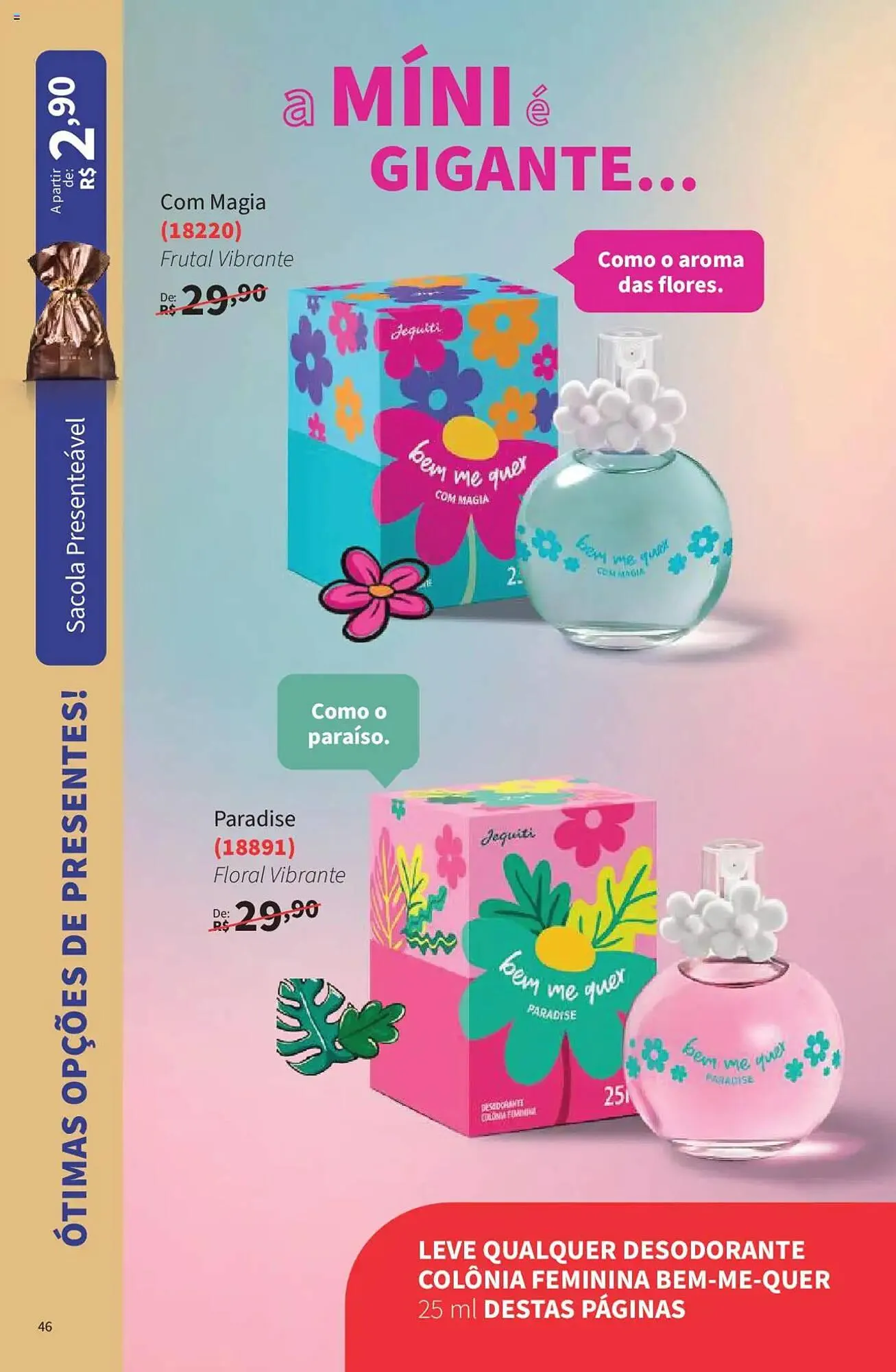 Encarte de Catálogo Jequiti 19 de junho até 17 de julho 2025 - Pagina 46