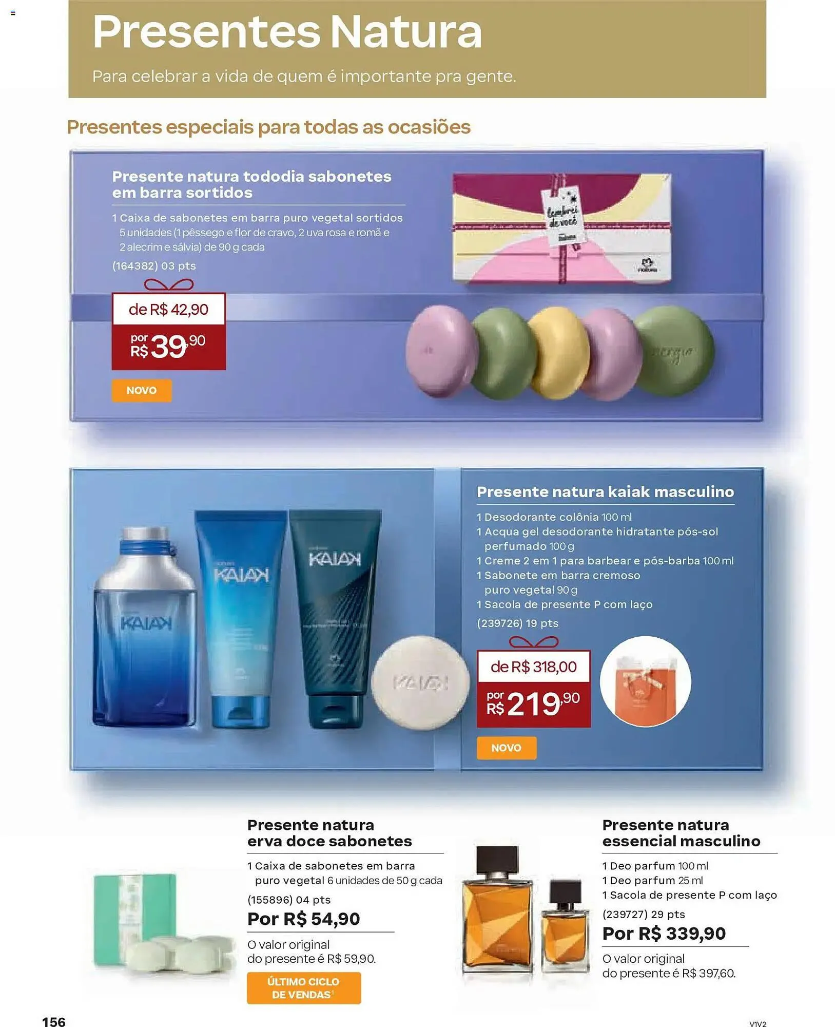 Encarte de Catálogo Natura 4 de fevereiro até 25 de fevereiro 2026 - Pagina 156