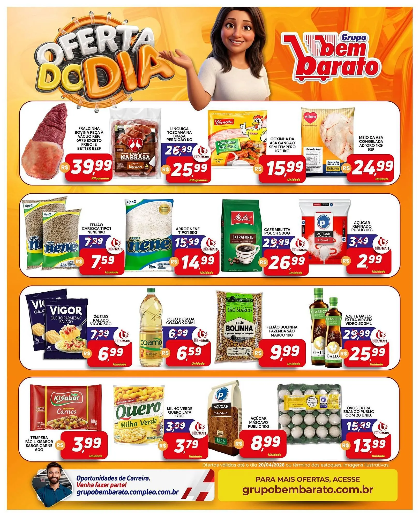 Encarte de Catálogo Supermercado Bem Barato 14 de abril até 20 de abril 2026 - Pagina 3