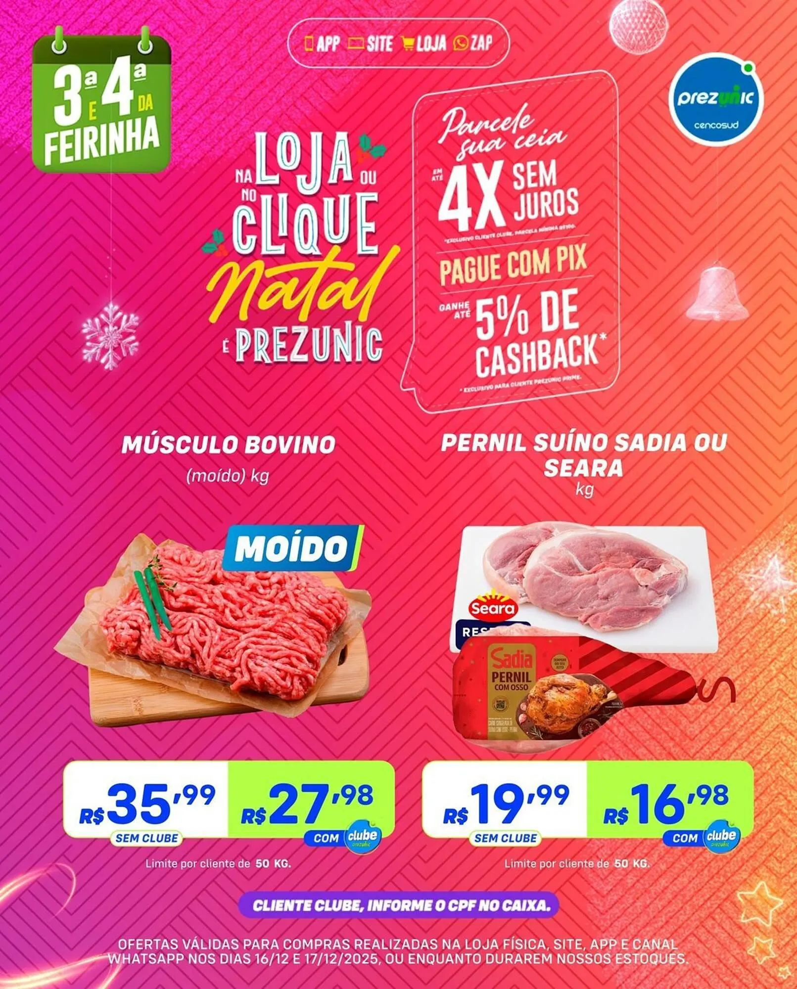 Encarte de Encarte Prezunic 16 de dezembro até 17 de dezembro 2025 - Pagina 4