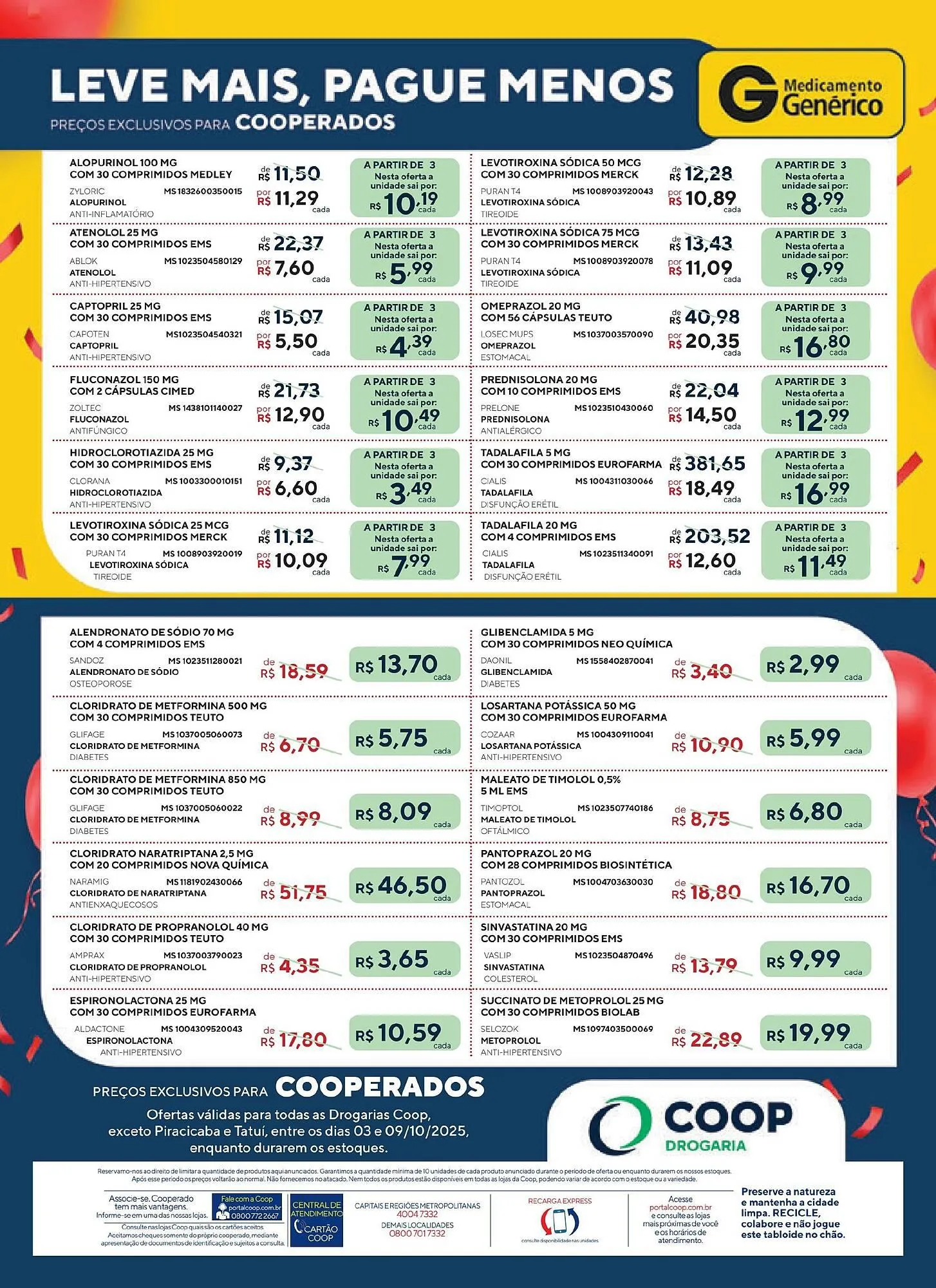 Encarte de Catálogo Drogaria Coop 3 de outubro até 9 de outubro 2025 - Pagina 2