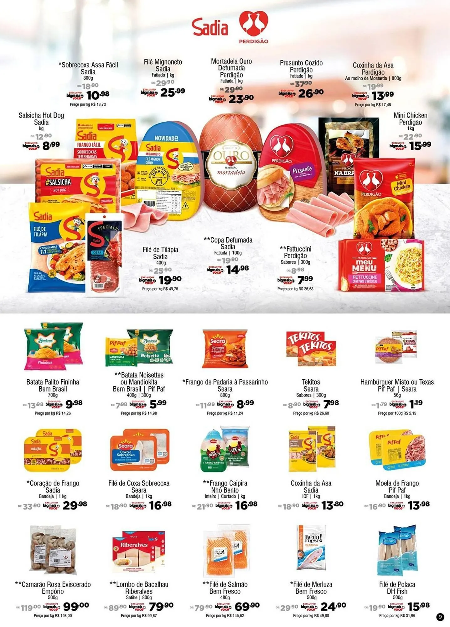Encarte de Catálogo Big Mais Supermercados 28 de janeiro até 17 de fevereiro 2026 - Pagina 9