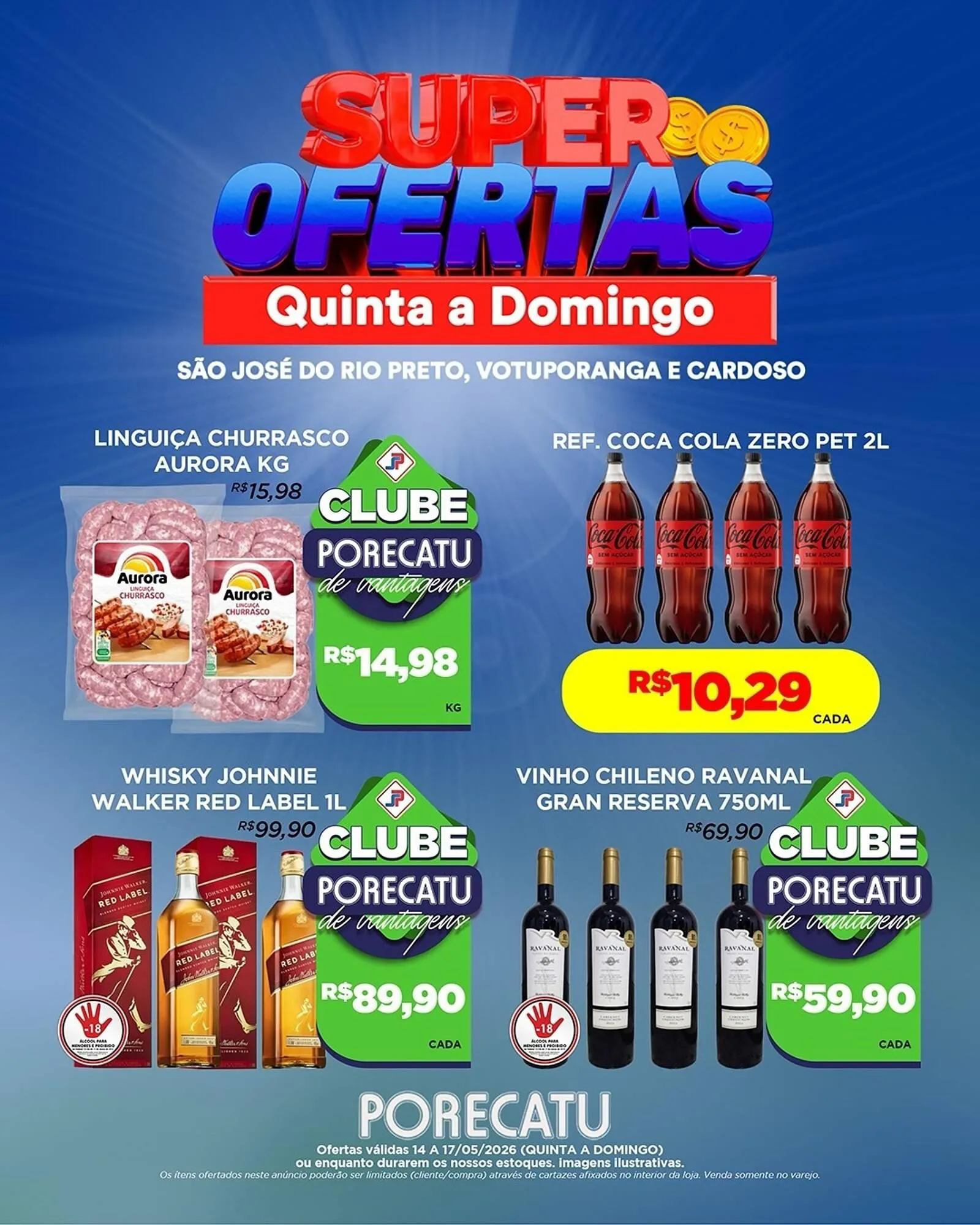 Encarte de Catálogo Supermercado Porecatu 14 de maio até 17 de maio 2026 - Pagina 5