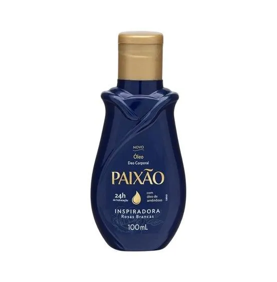 Kit Paixão Rosas Brancas Body Splash + Óleo Corporal