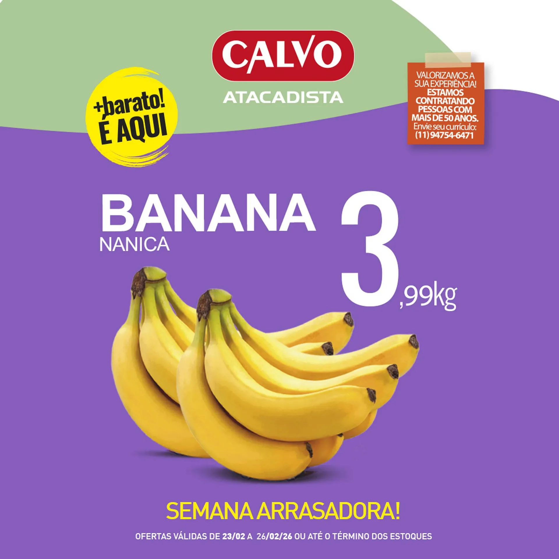 Encarte de Folheto Calvo Atacadista 25 de fevereiro até 26 de fevereiro 2026 - Pagina 2