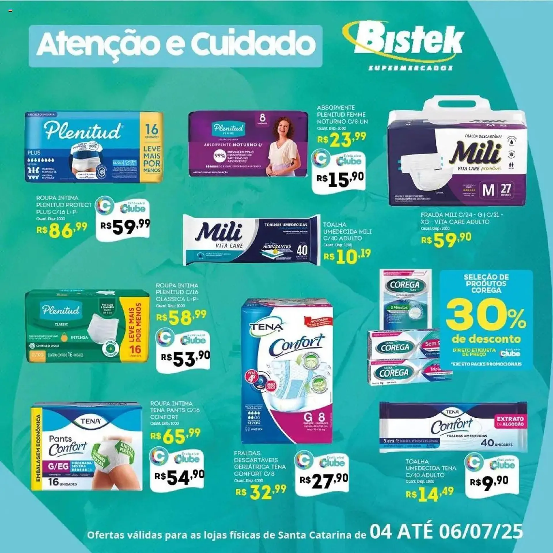 Encarte de Catálogo Bistek Supermercados 4 de julho até 6 de julho 2025 - Pagina 1