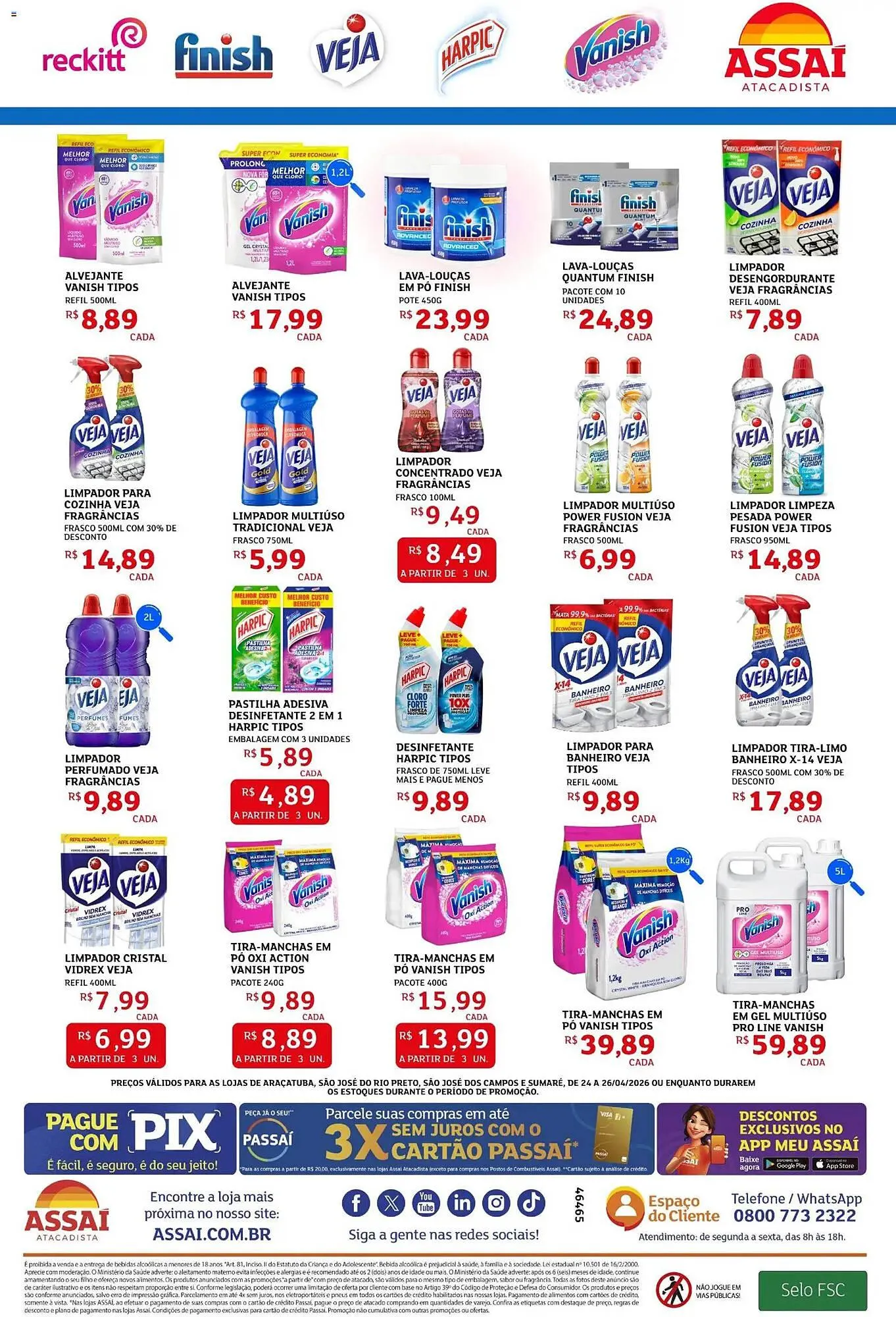 Encarte de Encarte Assaí Atacadista 24 de abril até 27 de abril 2026 - Pagina 4