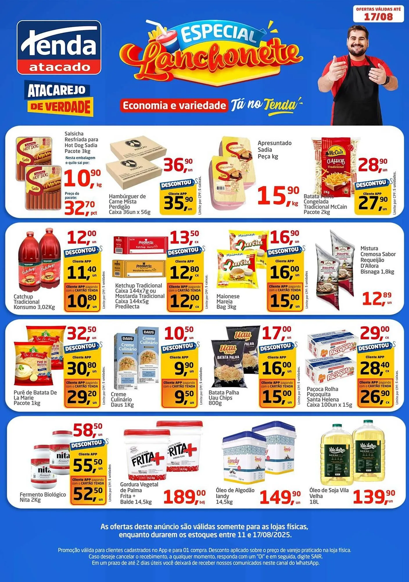 Encarte de Catálogo Tenda Atacado 11 de agosto até 17 de agosto 2025 - Pagina 1