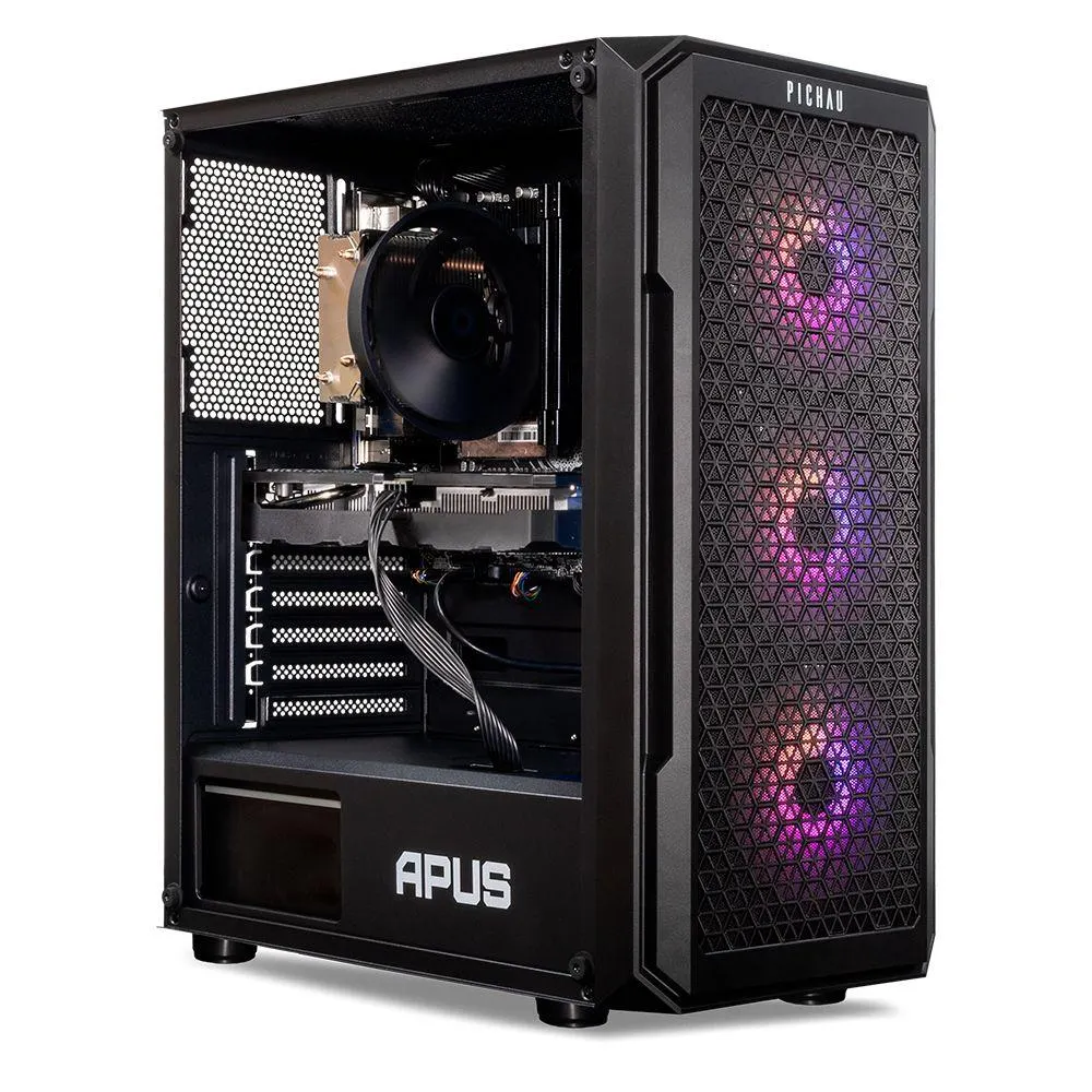 PC Gamer Pichau Oazehell VII, AMD Ryzen 5 5500X3D, GeForce RTX 5060 8GB, 32GB DDR4, SSD M.2 1TB