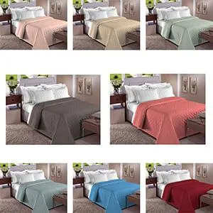 Colcha Casal Microfibra Ultrassônica 190x220cm Sortido 100% Poliéster - Arte E Cazza