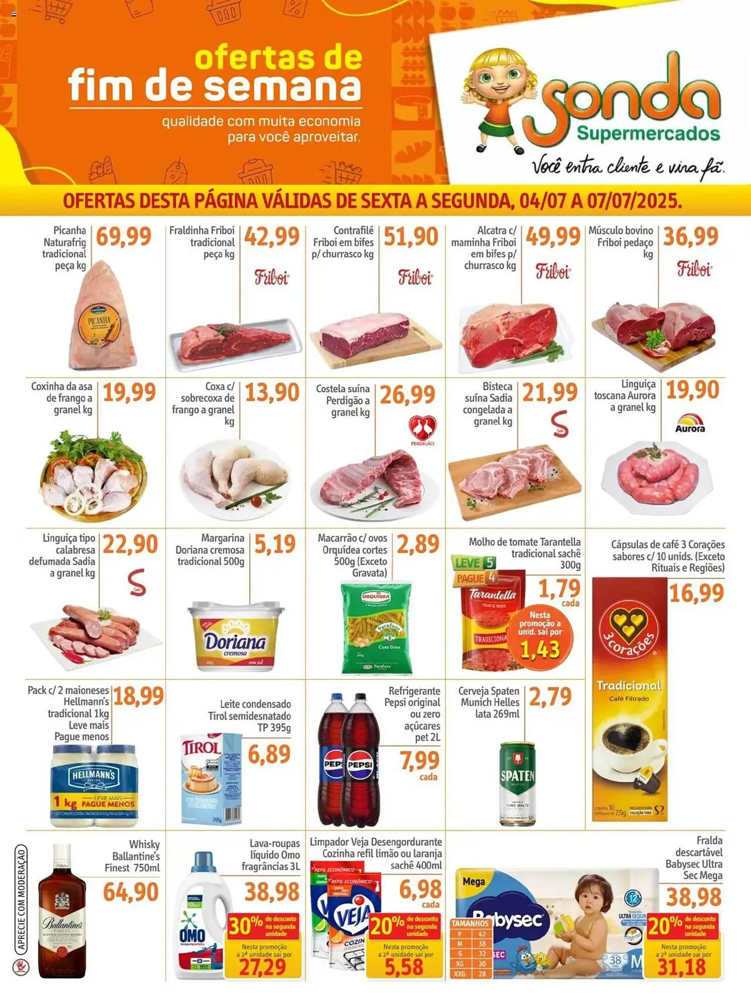 Encarte de Catálogo Sonda 4 de julho até 8 de julho 2025 - Pagina 1