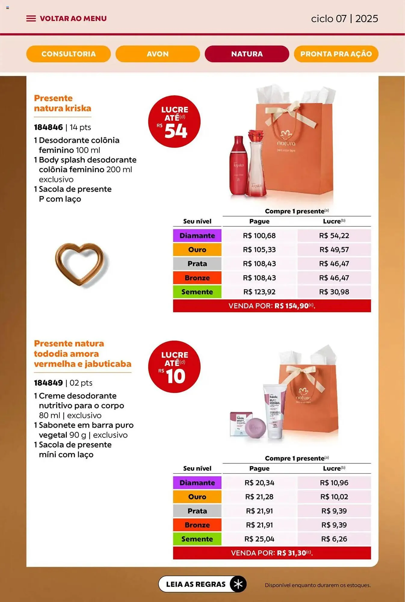 Encarte de Catálogo Avon 3 de abril até 1 de maio 2025 - Pagina 75