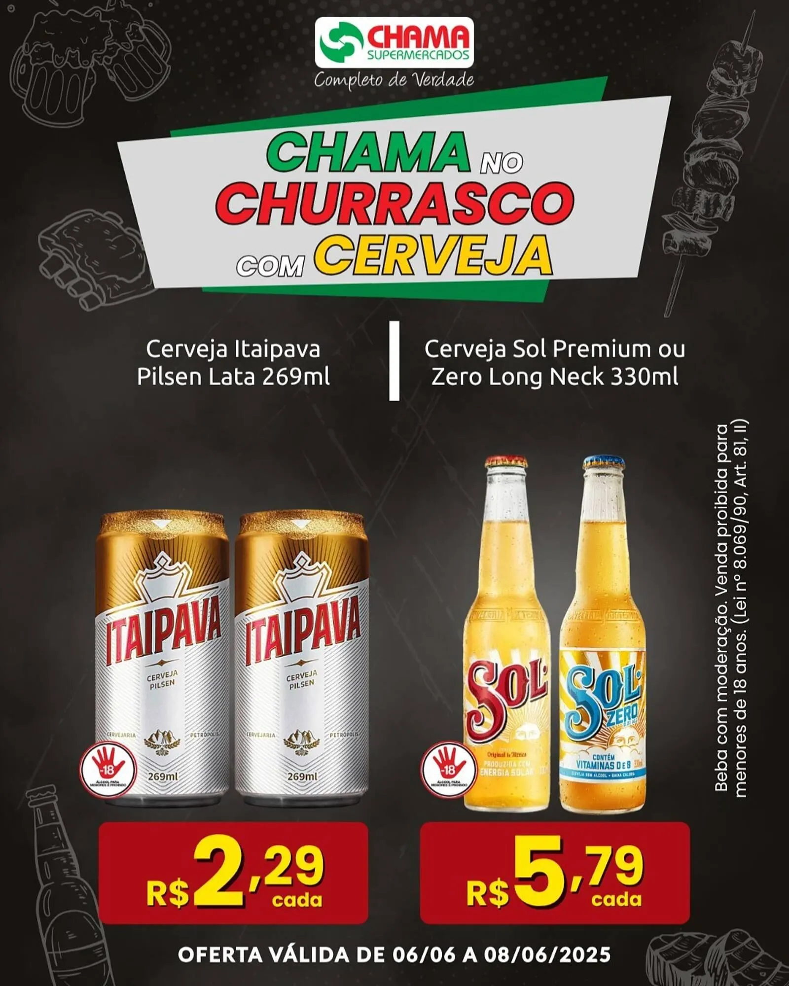 Encarte de Catálogo Chama Supermercados 6 de junho até 8 de junho 2025 - Pagina 4