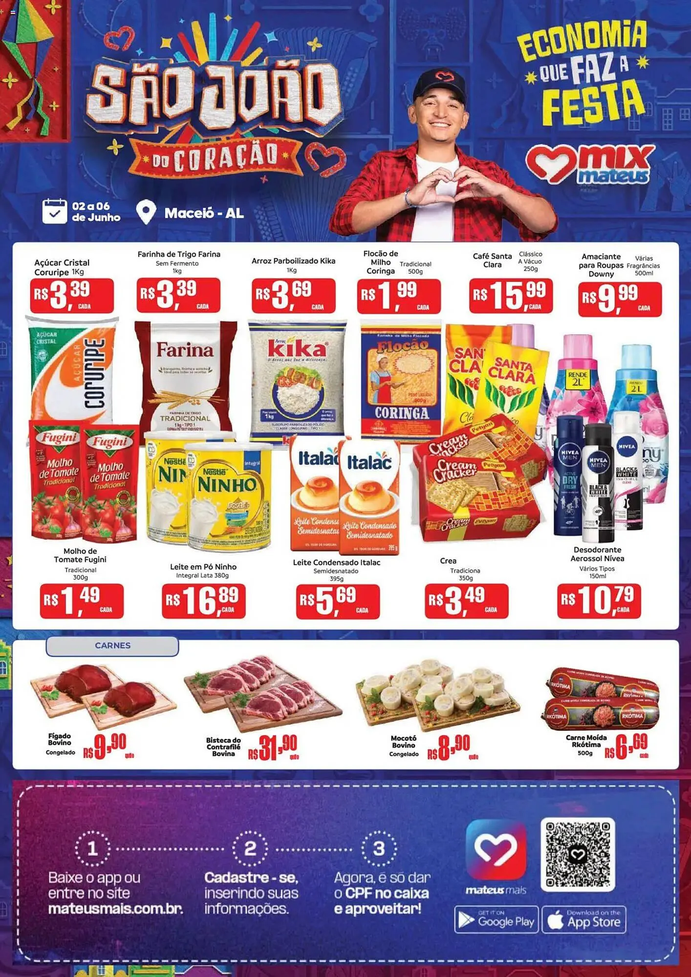 Encarte de Catálogo Supermercados Mateus 2 de junho até 6 de junho 2025 - Pagina 1