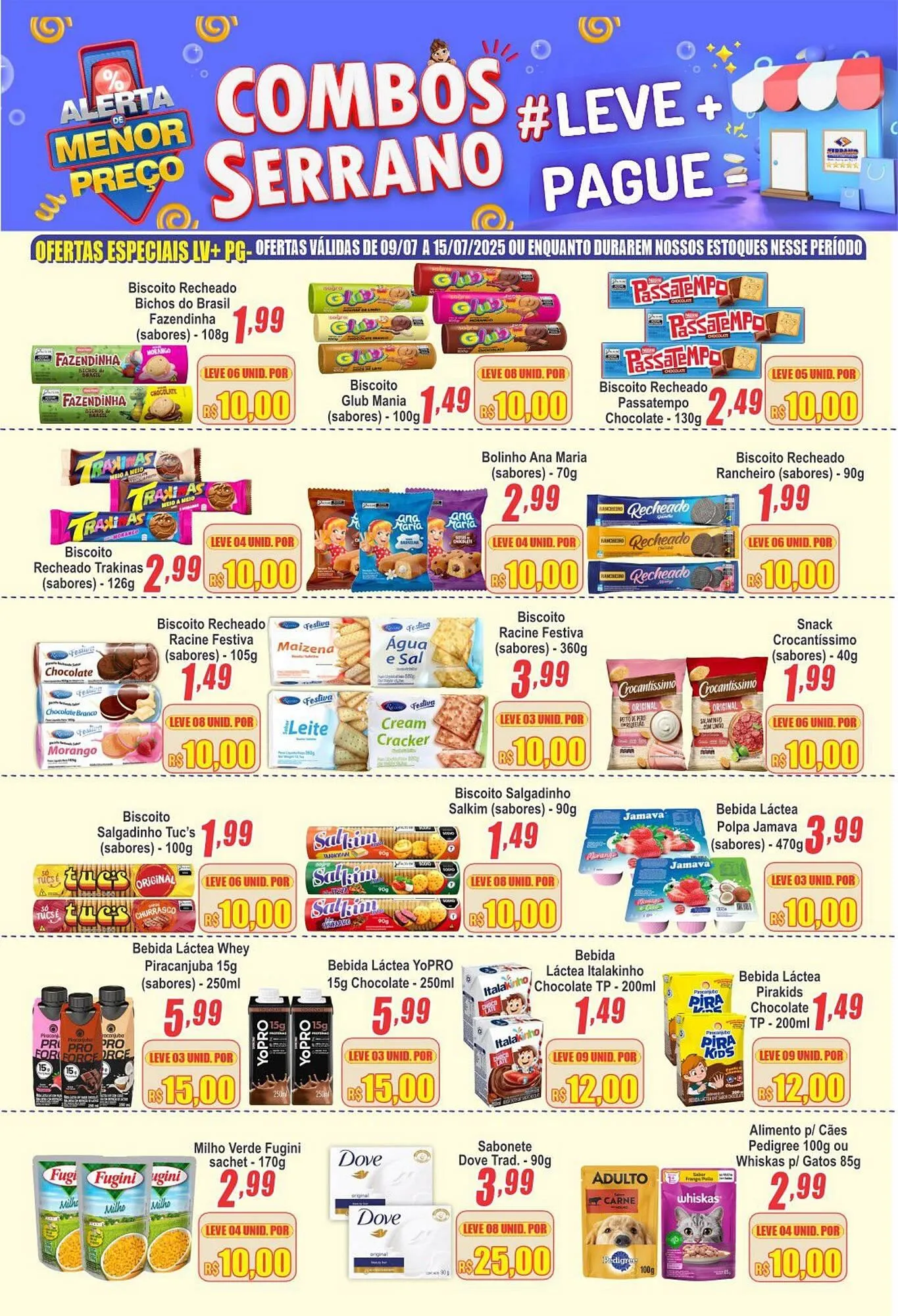 Encarte de Catálogo Serrano Supermercado 9 de julho até 15 de julho 2025 - Pagina 4