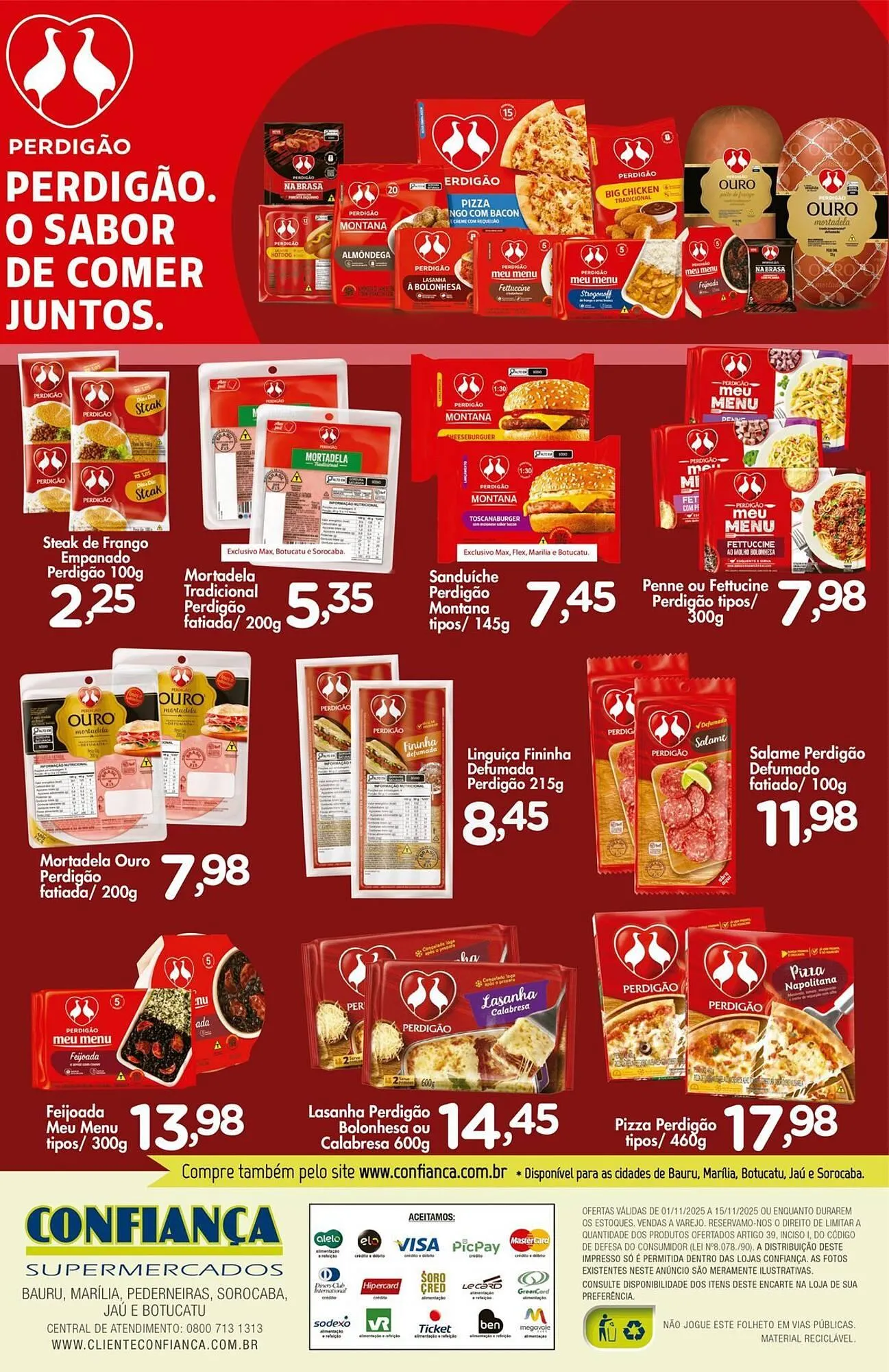 Encarte de Catálogo Confiança Supermercados 4 de novembro até 15 de novembro 2025 - Pagina 12