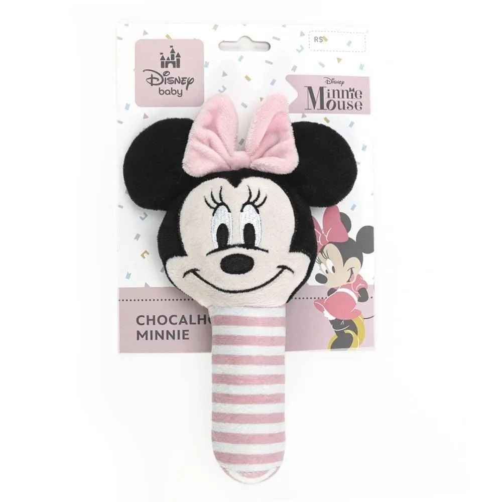 Chocalho Infantil Reto Disney - Minnie