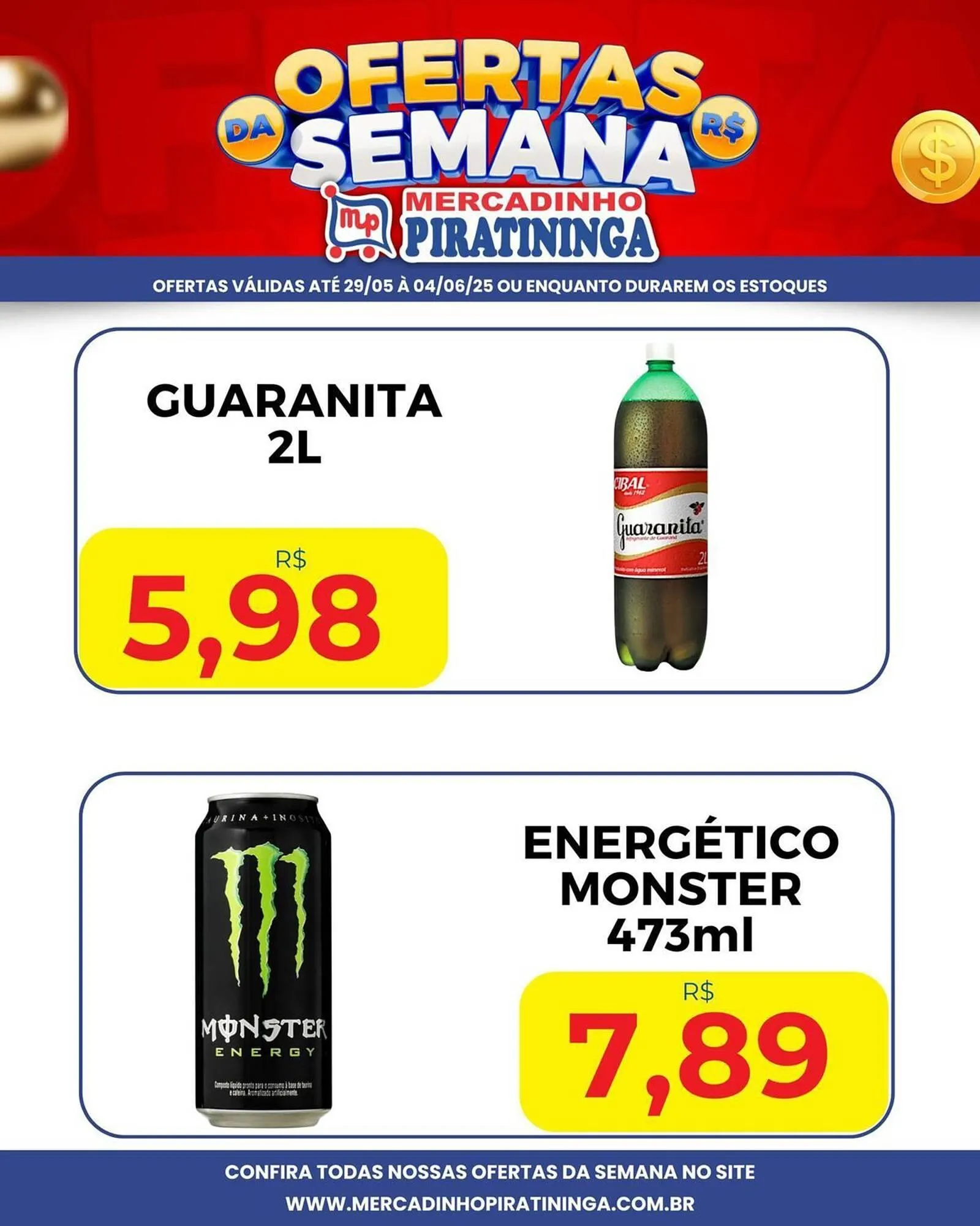 Encarte de Catálogo Mercadinho Piratininga 30 de maio até 3 de junho 2025 - Pagina 4