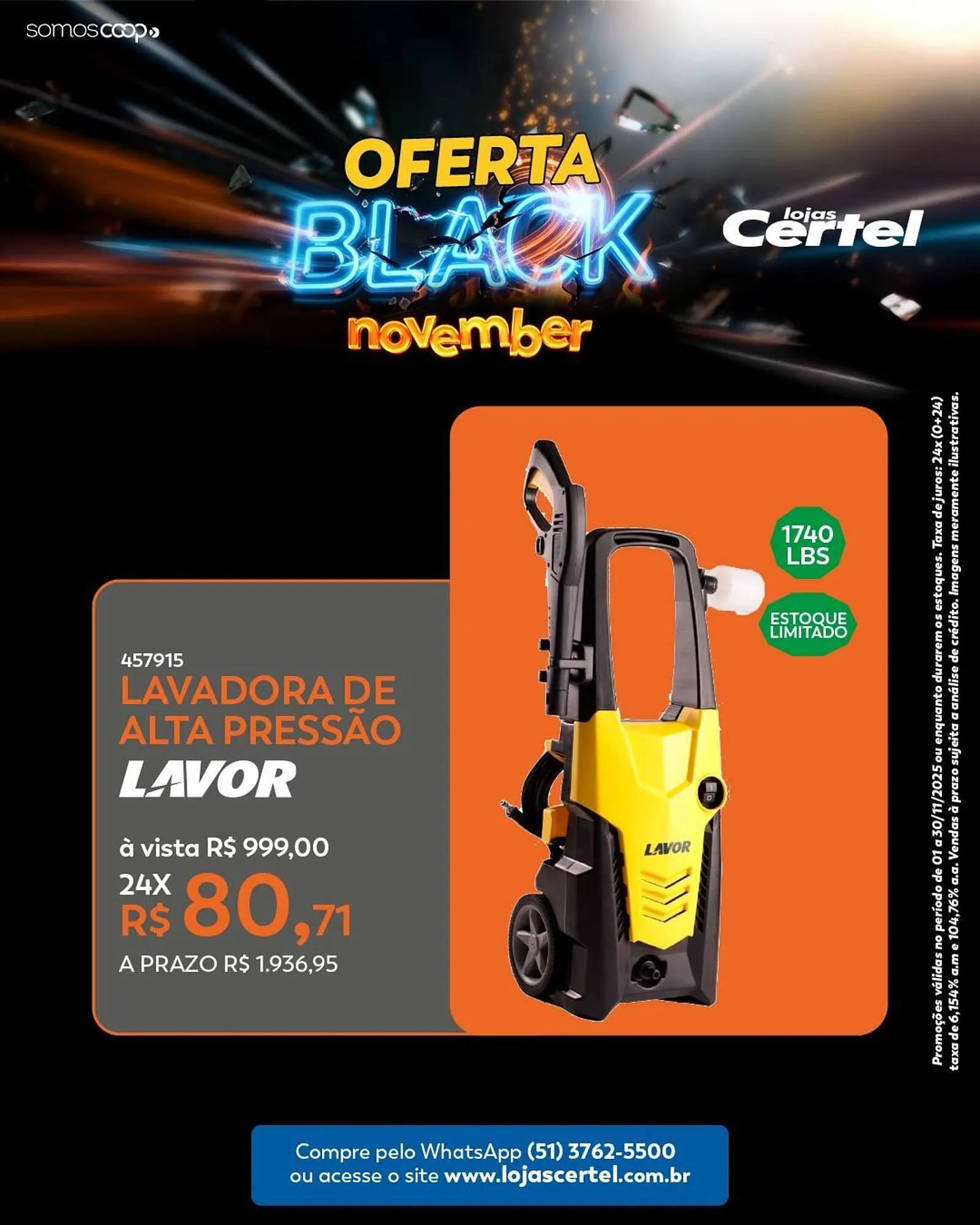 Encarte de Folheto Lojas Certel 6 de novembro até 30 de novembro 2025 - Pagina 4