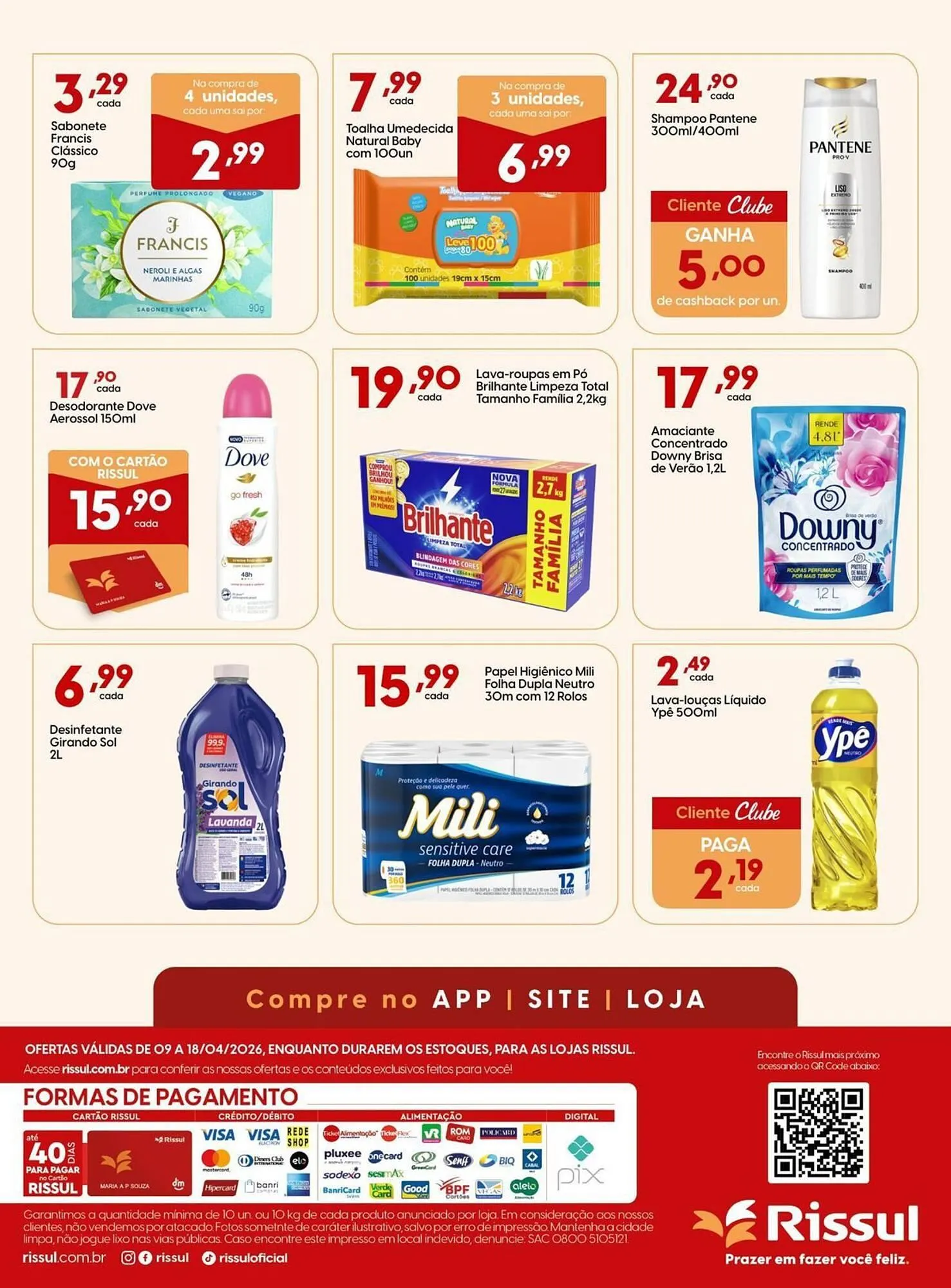 Encarte de Catálogo Supper Rissul 9 de abril até 18 de abril 2026 - Pagina 9