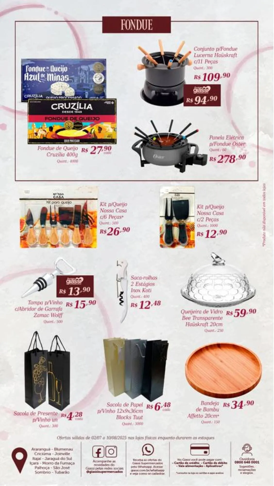 Encarte de Catálogo Giassi Supermercados 2 de julho até 10 de agosto 2025 - Pagina 13