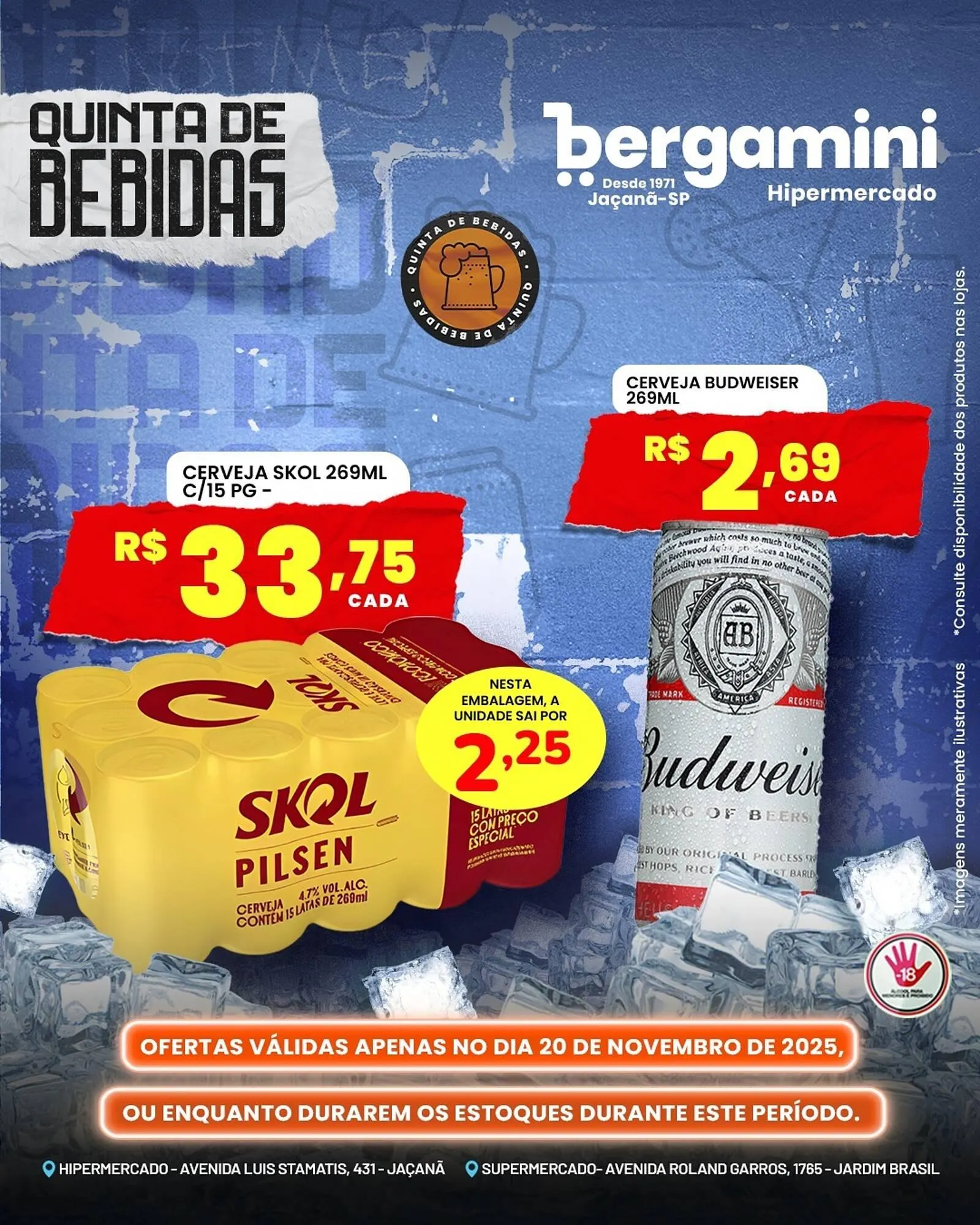 Encarte de Catálogo Supermercado Bergamini 20 de novembro até 20 de novembro 2025 - Pagina 1