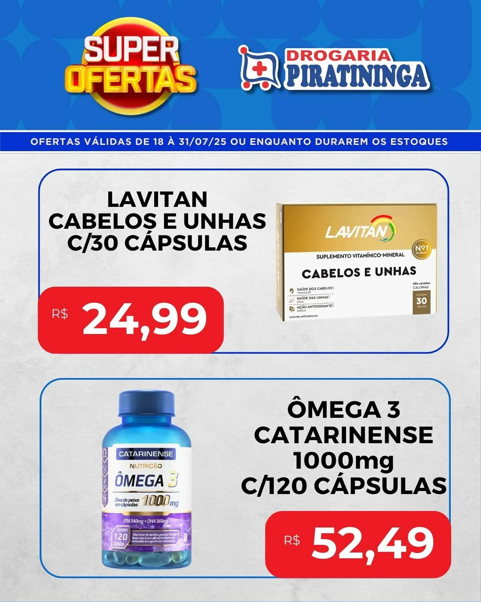 Encarte de Catálogo Mercadinho Piratininga 19 de julho até 31 de julho 2025 - Pagina 3