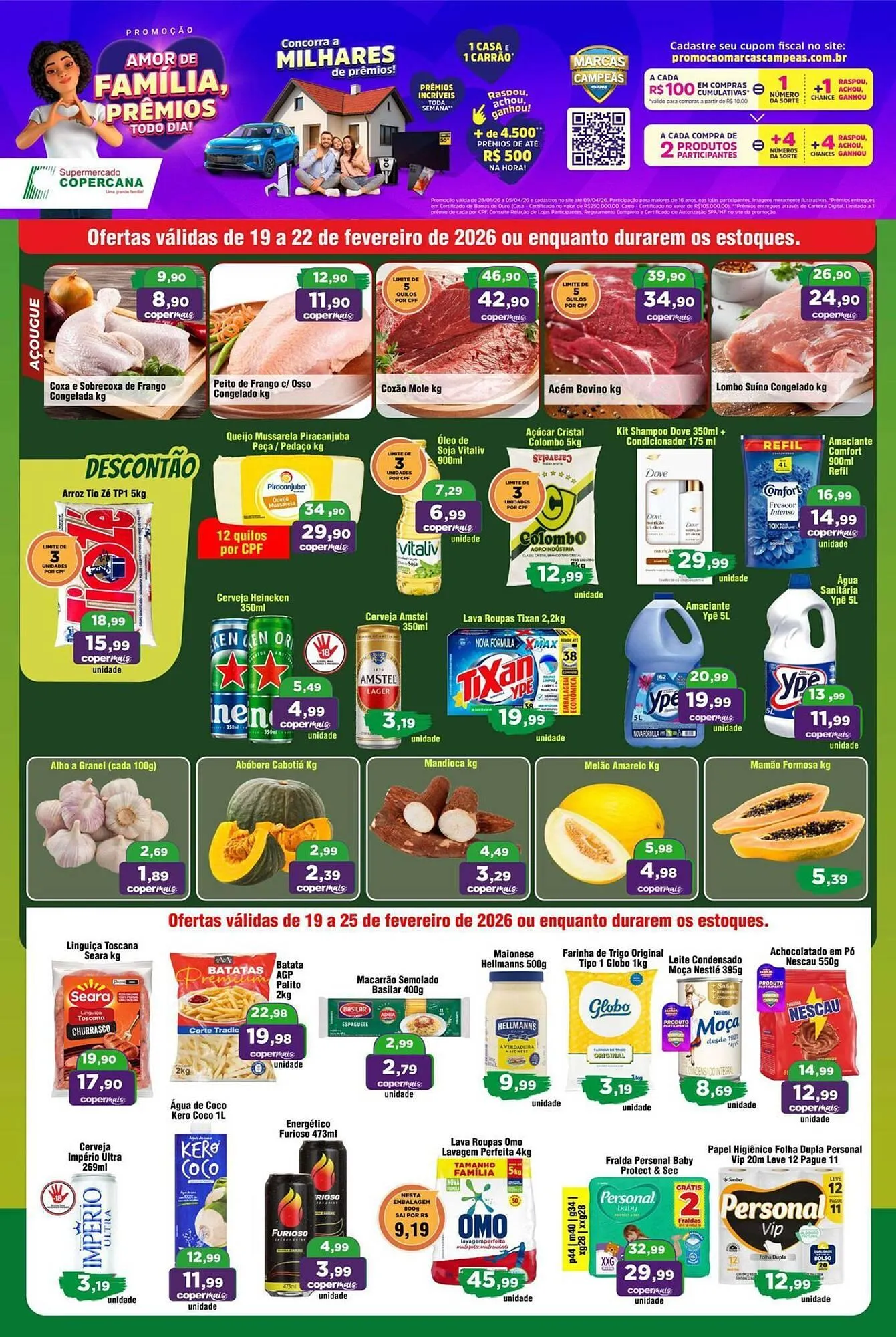 Encarte de Tabloide Copercana 19 de fevereiro até 25 de fevereiro 2026 - Pagina 1