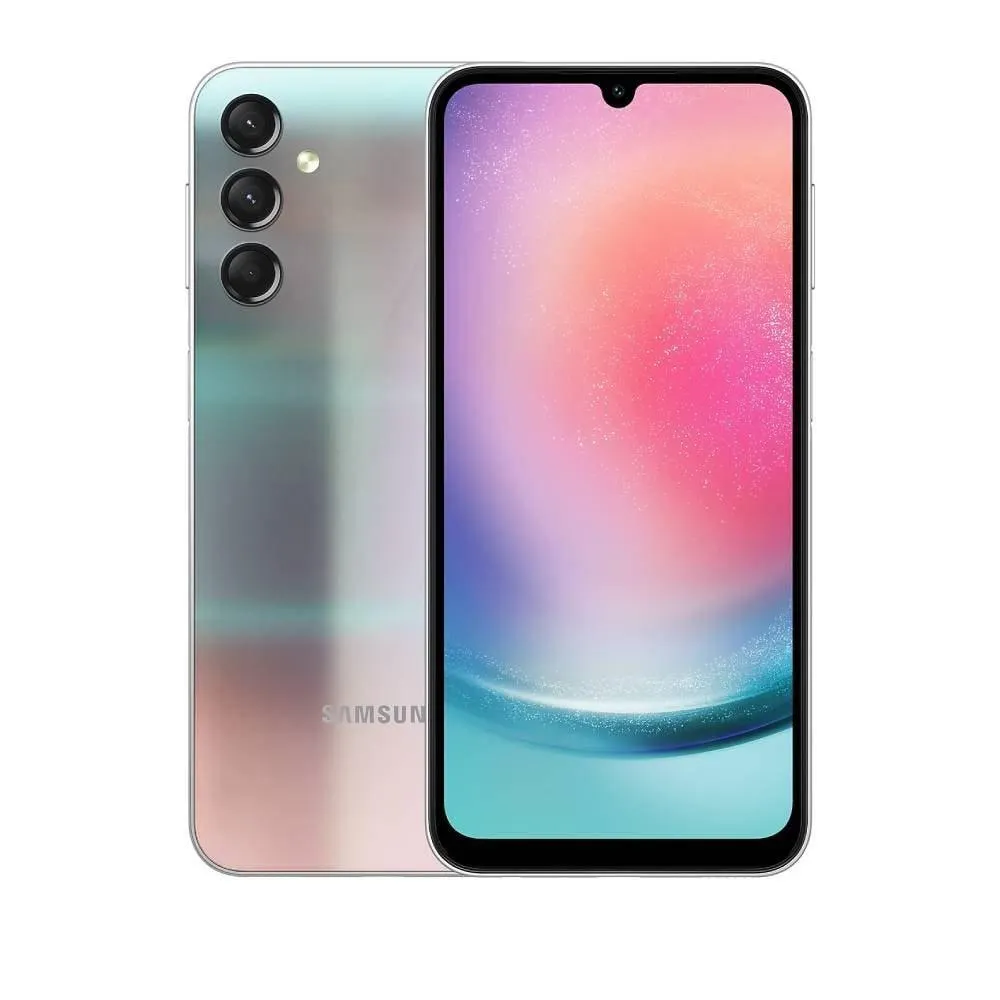 Celular Smartphone Samsung Galaxy A24 4G Octacore 4Gb Ram 128Gb - Prata
