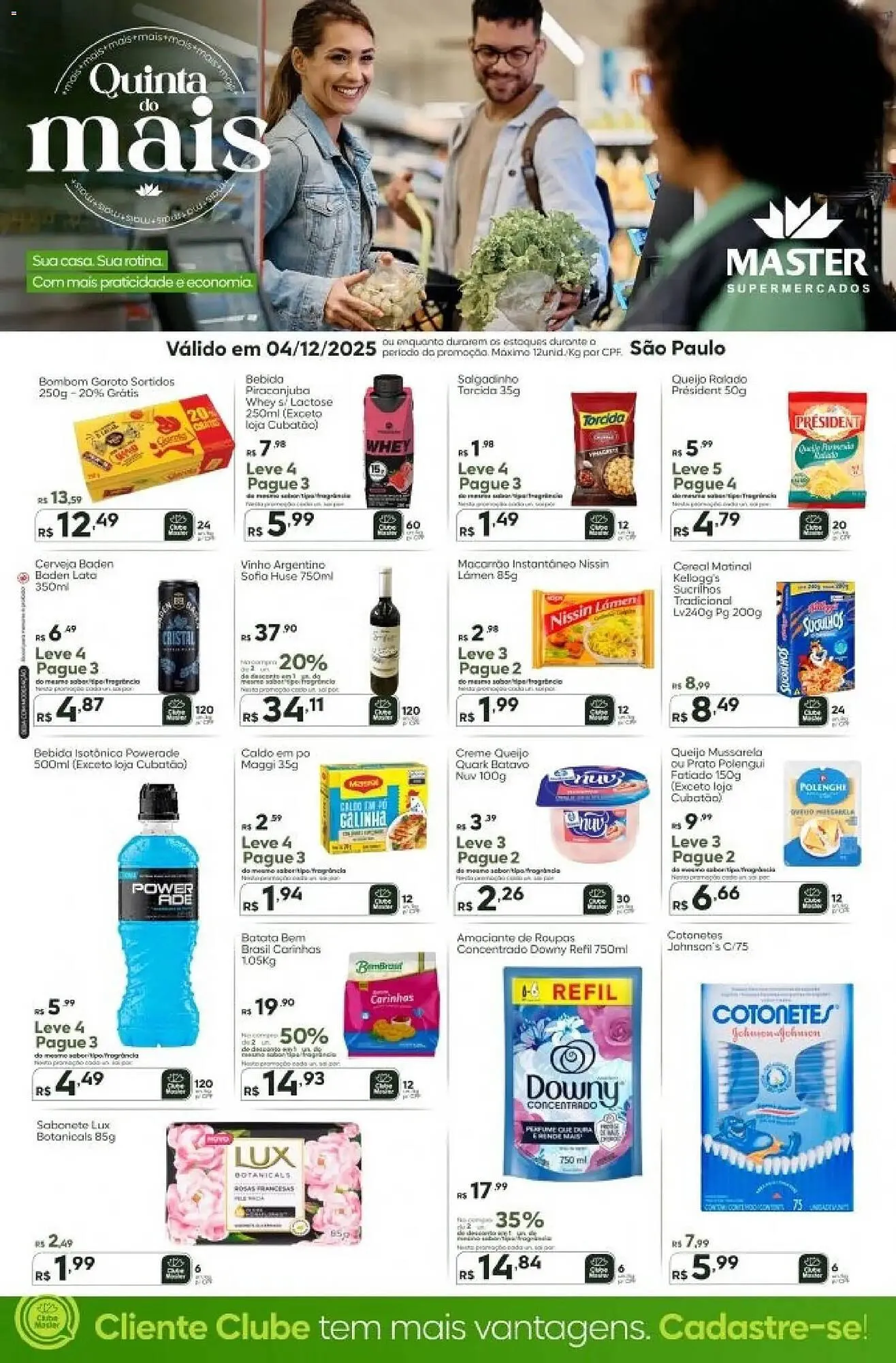 Encarte de Folheto Master Supermercados 4 de dezembro até 5 de dezembro 2025 - Pagina 1